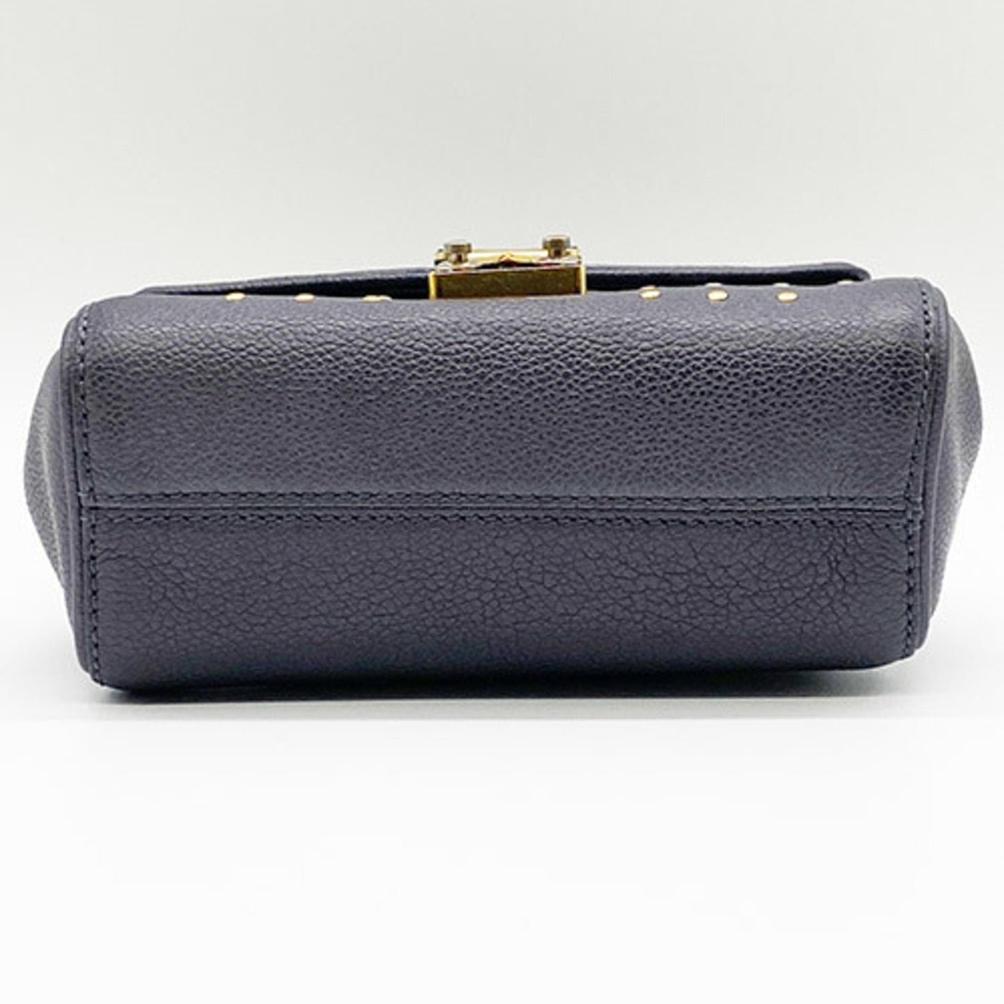 Louis Vuitton Gray Leather Shoulder Bag
