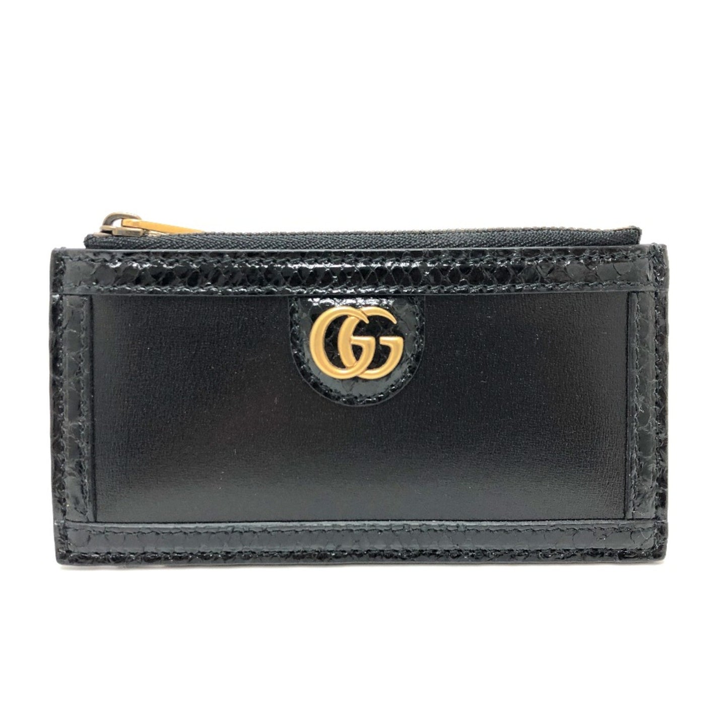 Gucci Black Leather Coin Purse/Coin Case ()