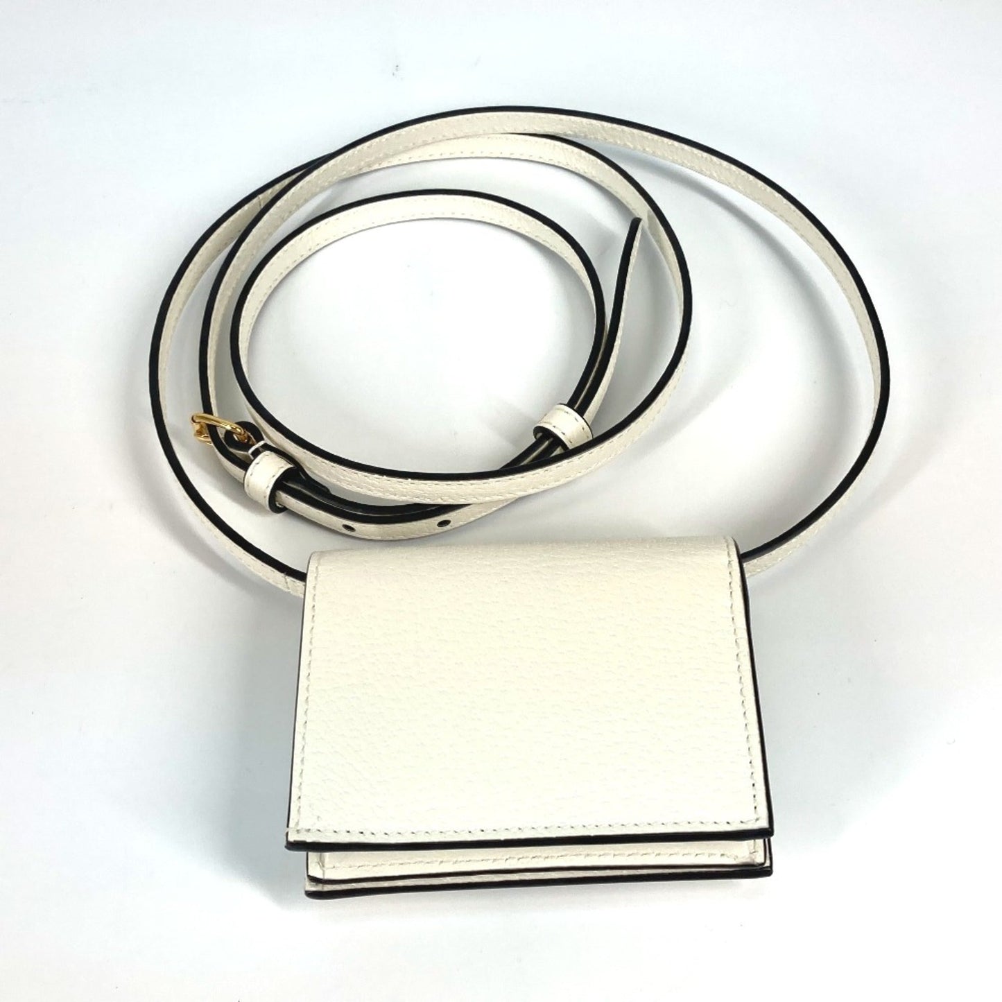 Gucci White Leather Wallet (Bi-Fold)
