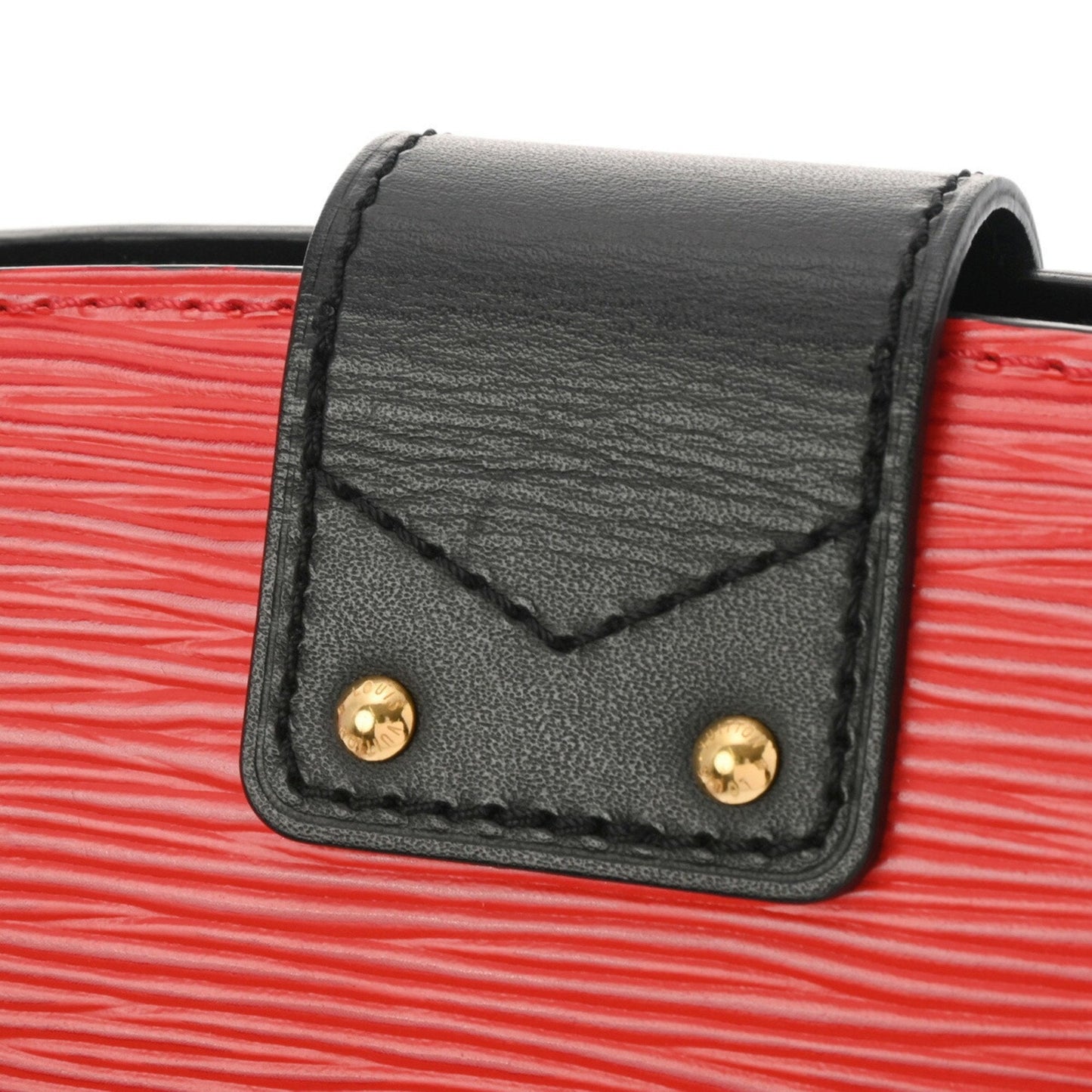 Louis Vuitton Noir Rouge Epi Leather Shoulder Bag
