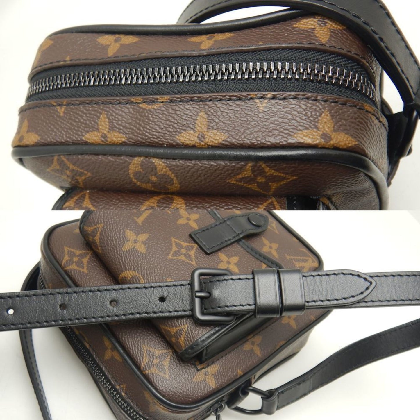 Louis Vuitton Brown Pvc Shoulder Bag