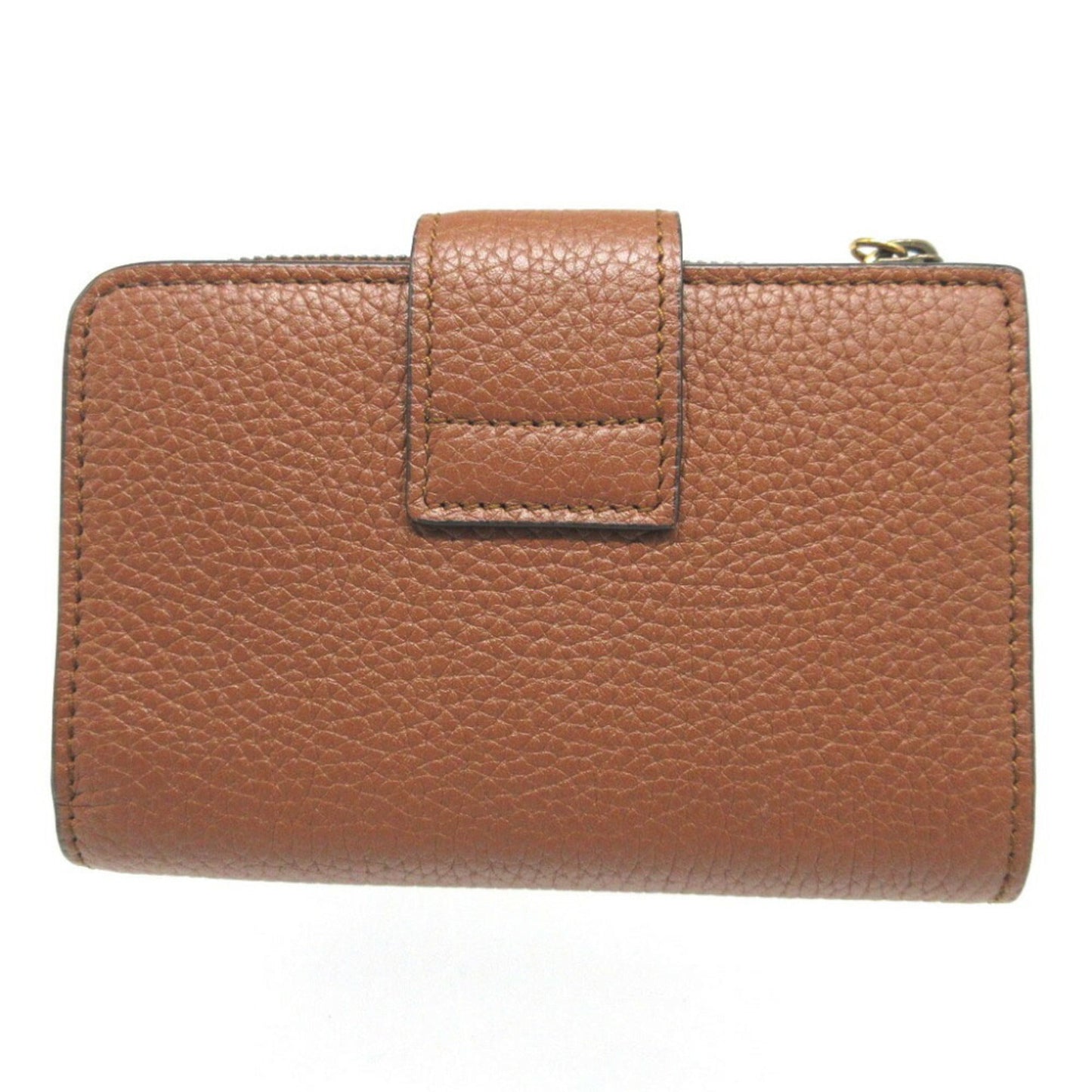Gucci Bamboo Brown Leather Wallet (Bi-Fold)