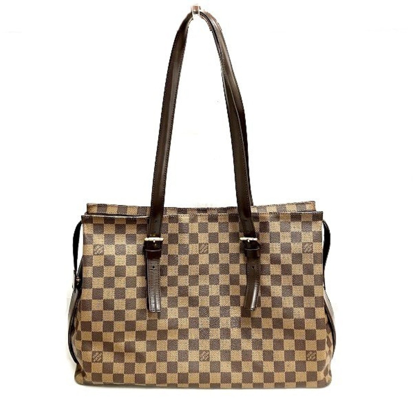 Louis Vuitton Brown Damier Canvas Shoulder Bag Tote Bag