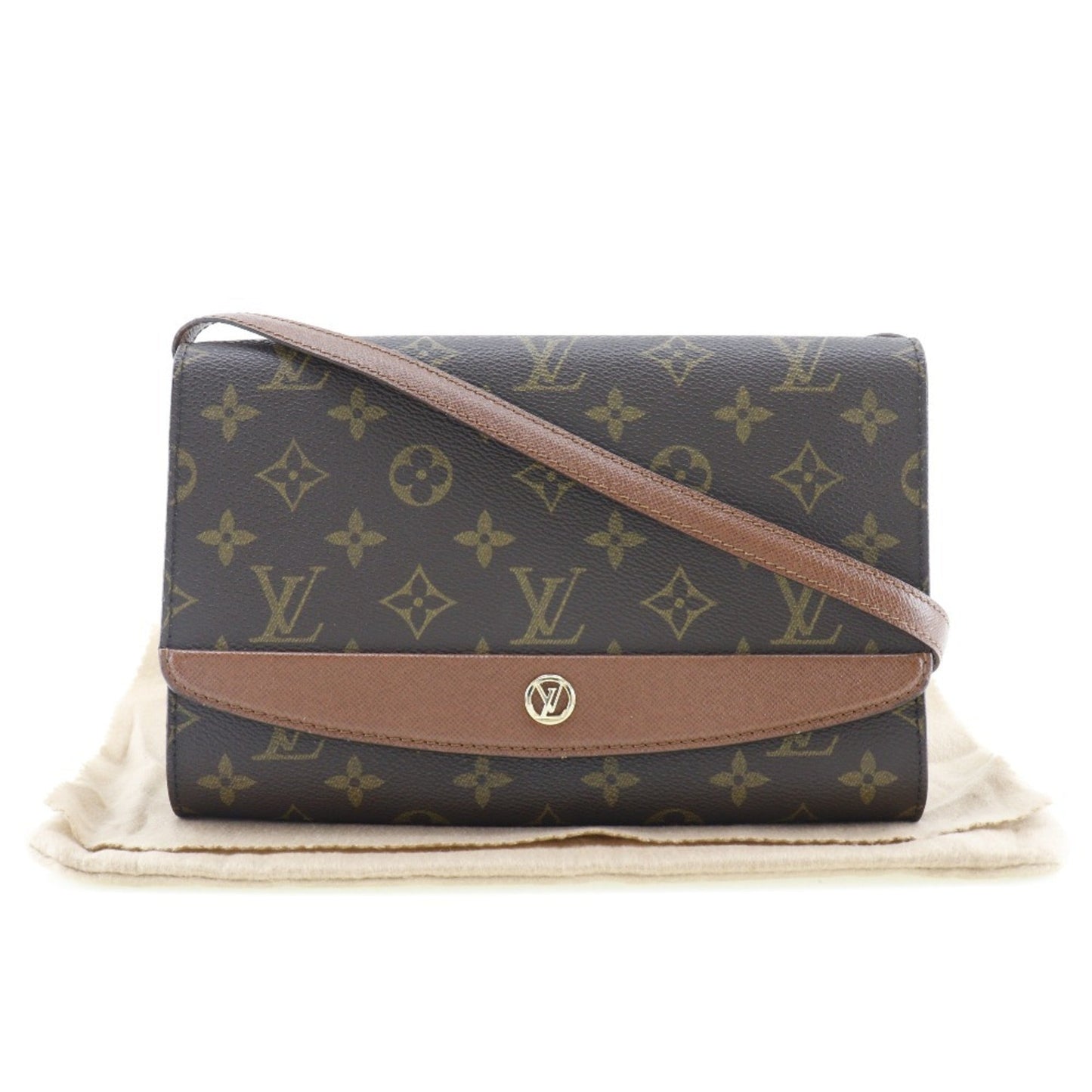 Louis Vuitton Brown Monogram Shoulder Bag