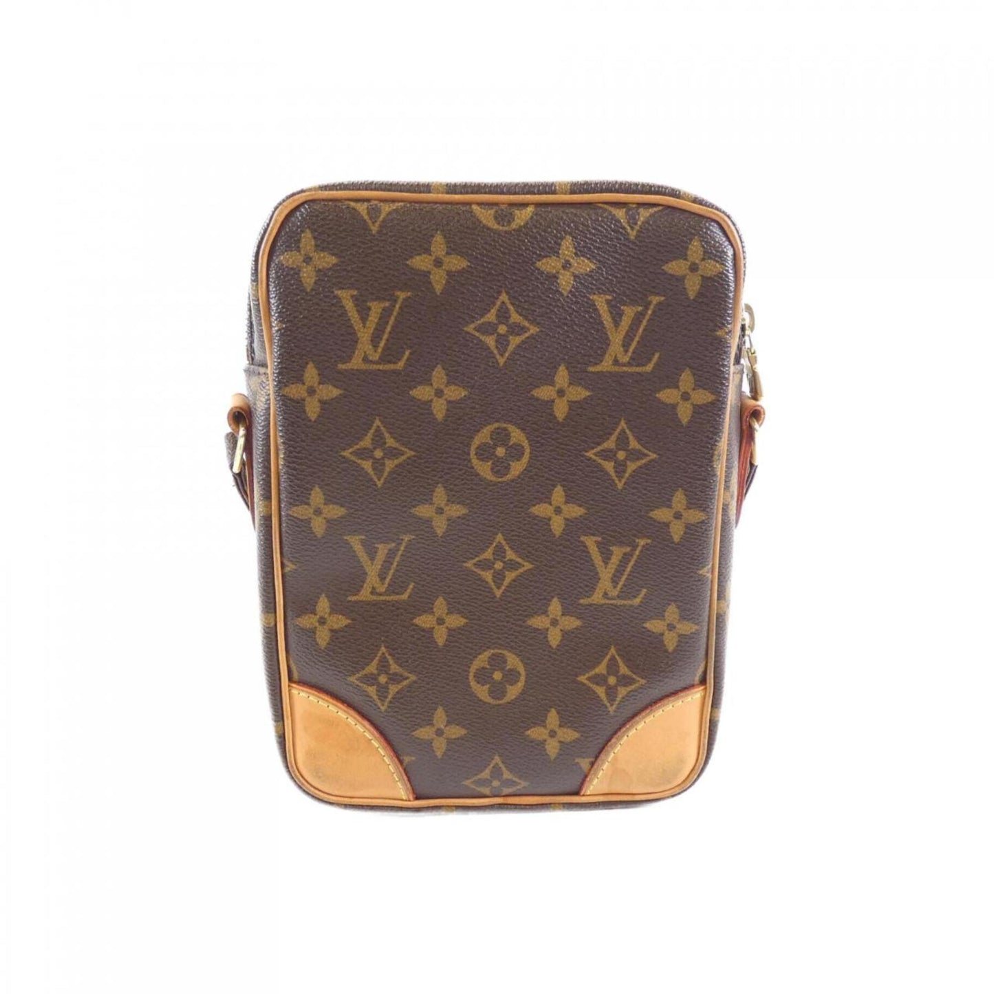 Louis Vuitton Brown Marron Coated Canvas Shoulder Bag