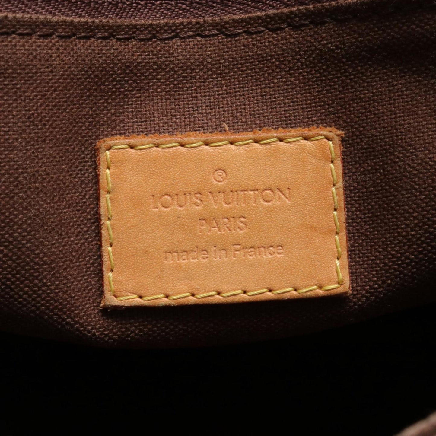 Louis Vuitton Monogram Brown Pvc Leather Shoulder Bag