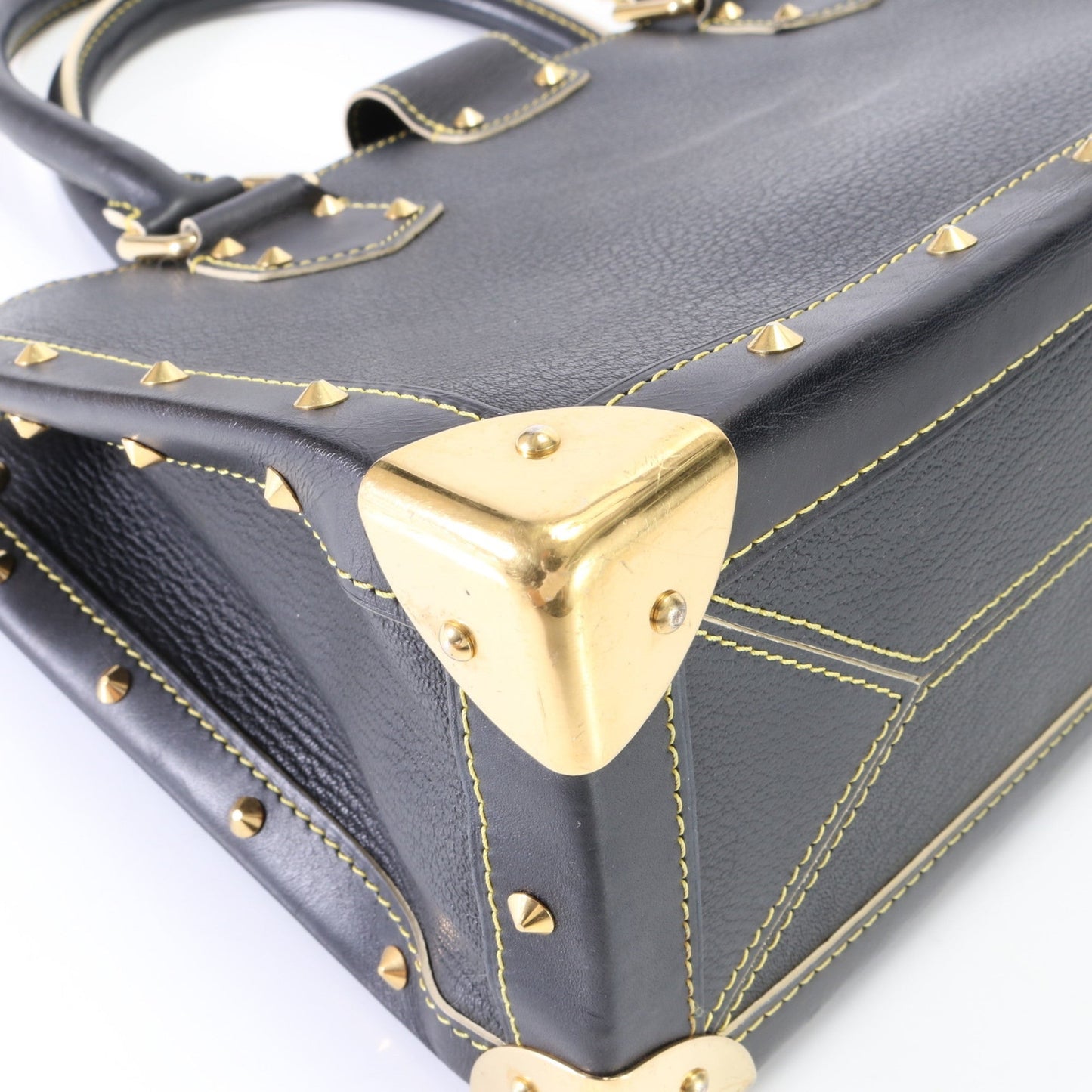 Louis Vuitton Noir Leather Shoulder Bag