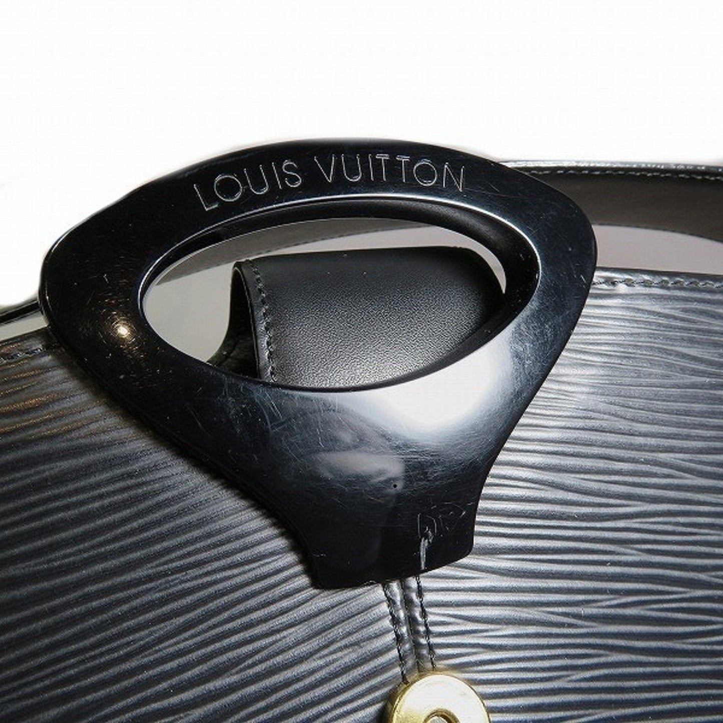 Louis Vuitton Noir Epi Leather Shoulder Bag