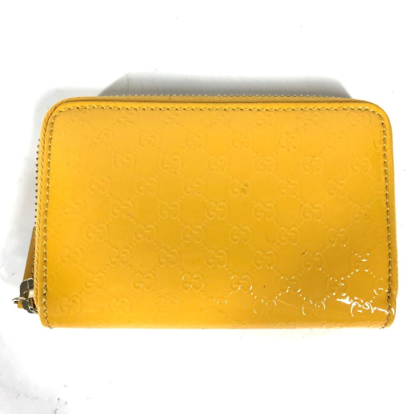 Gucci Yellow Patent Leather Coin Purse/Coin Case ()