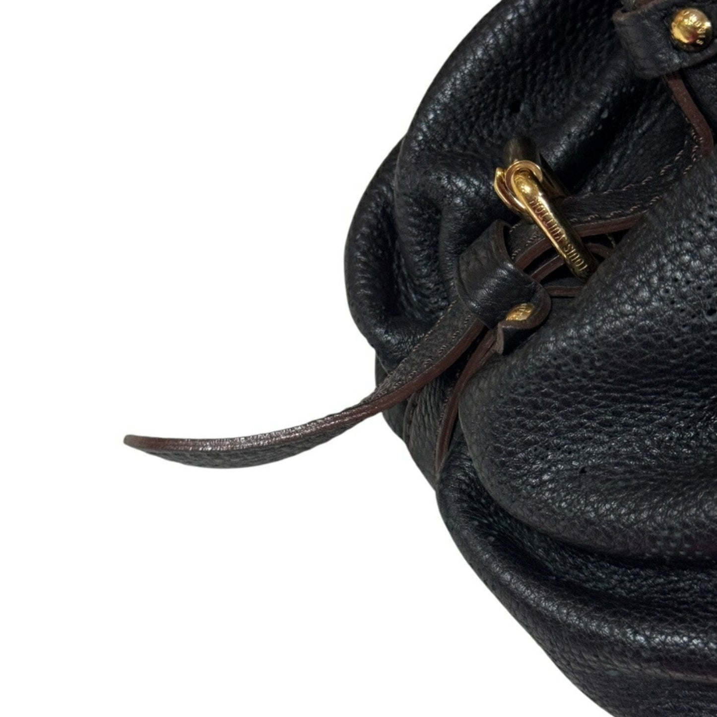 Louis Vuitton Mahina Black Noir Mahina Leather Shoulder Bag