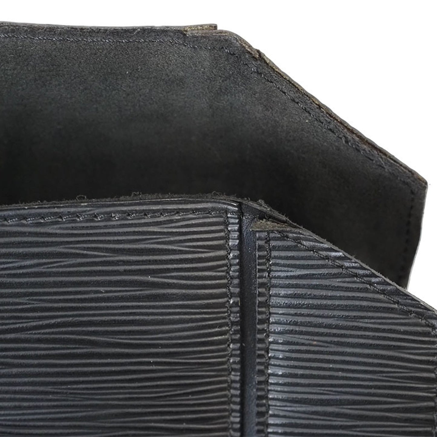 Louis Vuitton Black Epi Leather Handbag Shoulder Bag