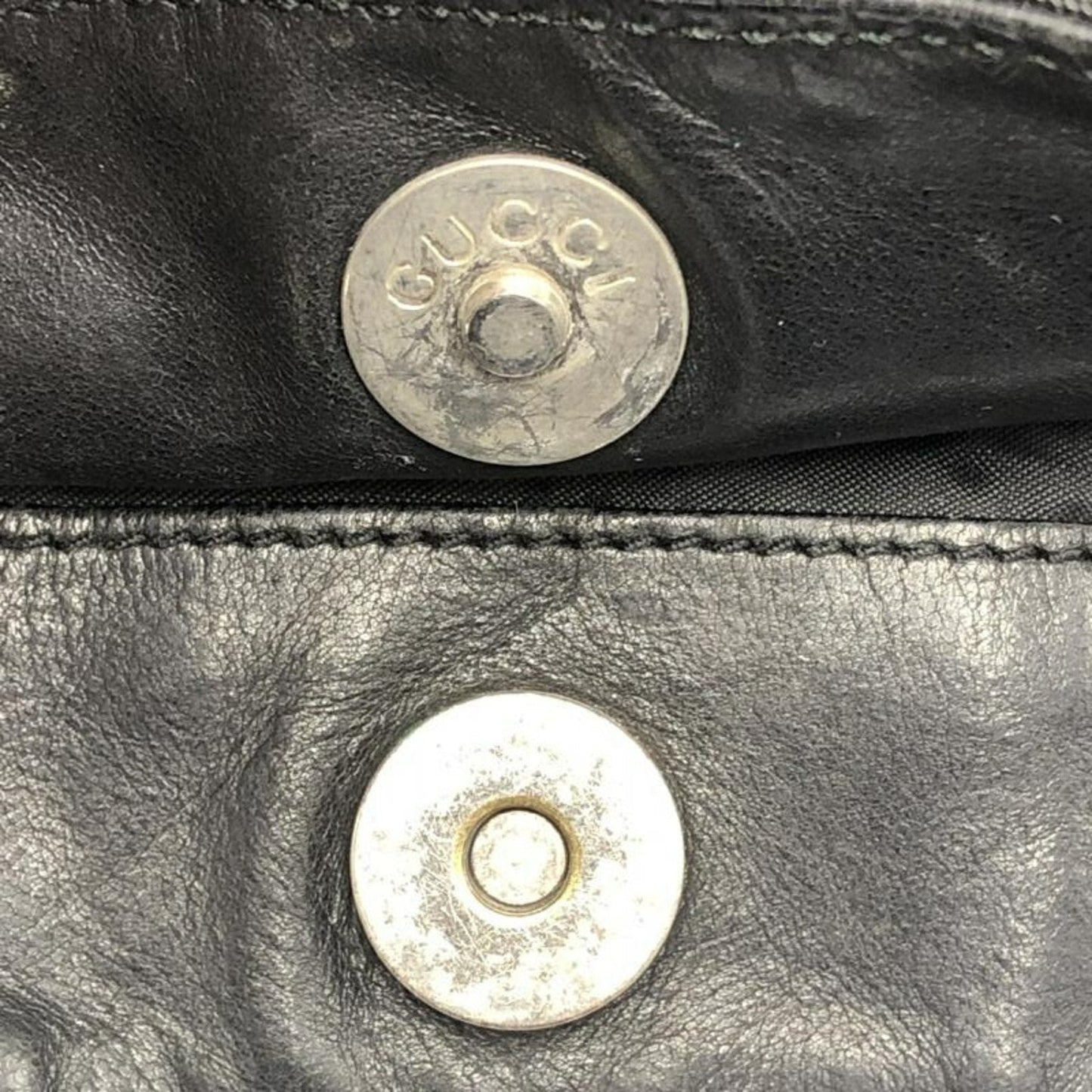 Gucci Black Bamboo Nylon Tote Bag