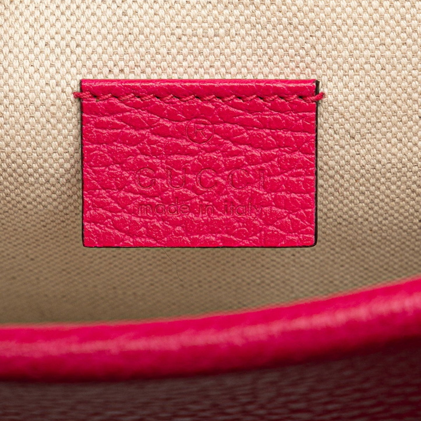 Gucci Pink Leather Shoulder Bag