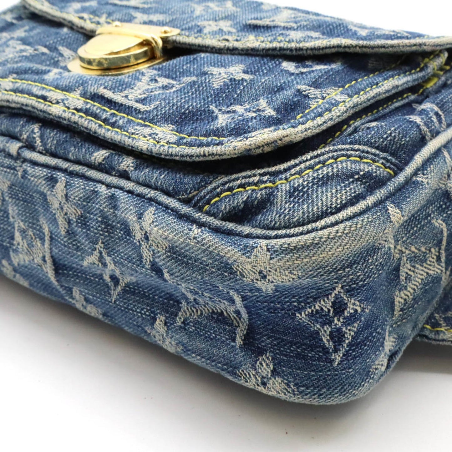 Louis Vuitton Blue Monogram Denim Fanny Pack Shoulder Bag