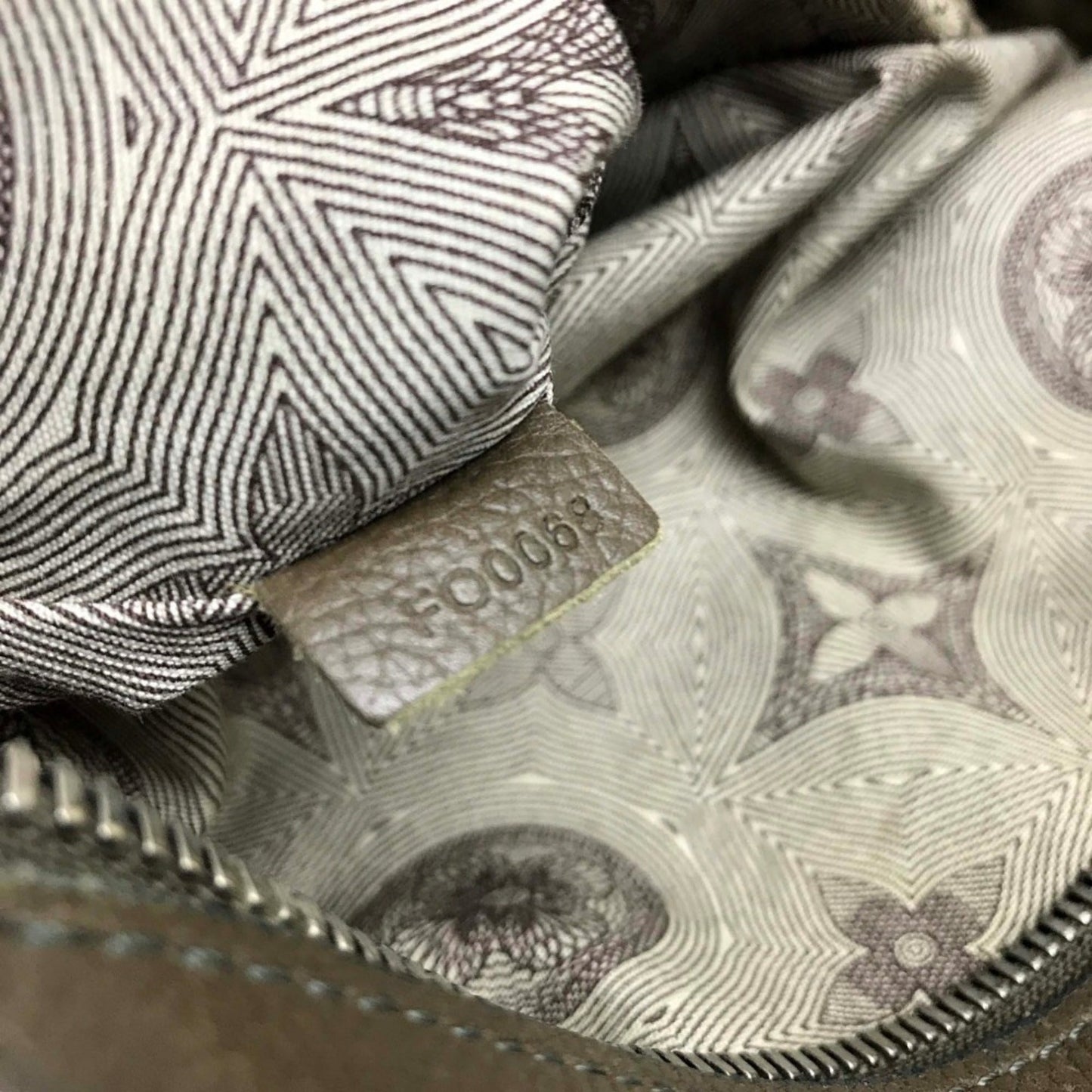 Louis Vuitton Brown Leather Shoulder Bag