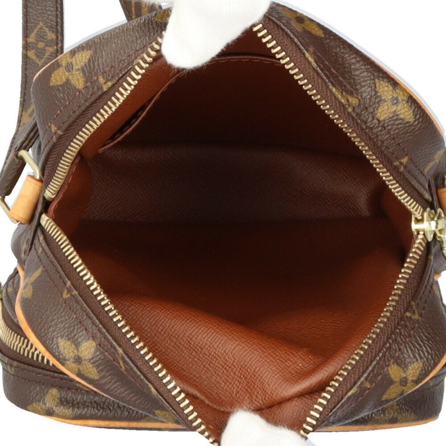 Louis Vuitton Brown Monogram Canvas Shoulder Bag