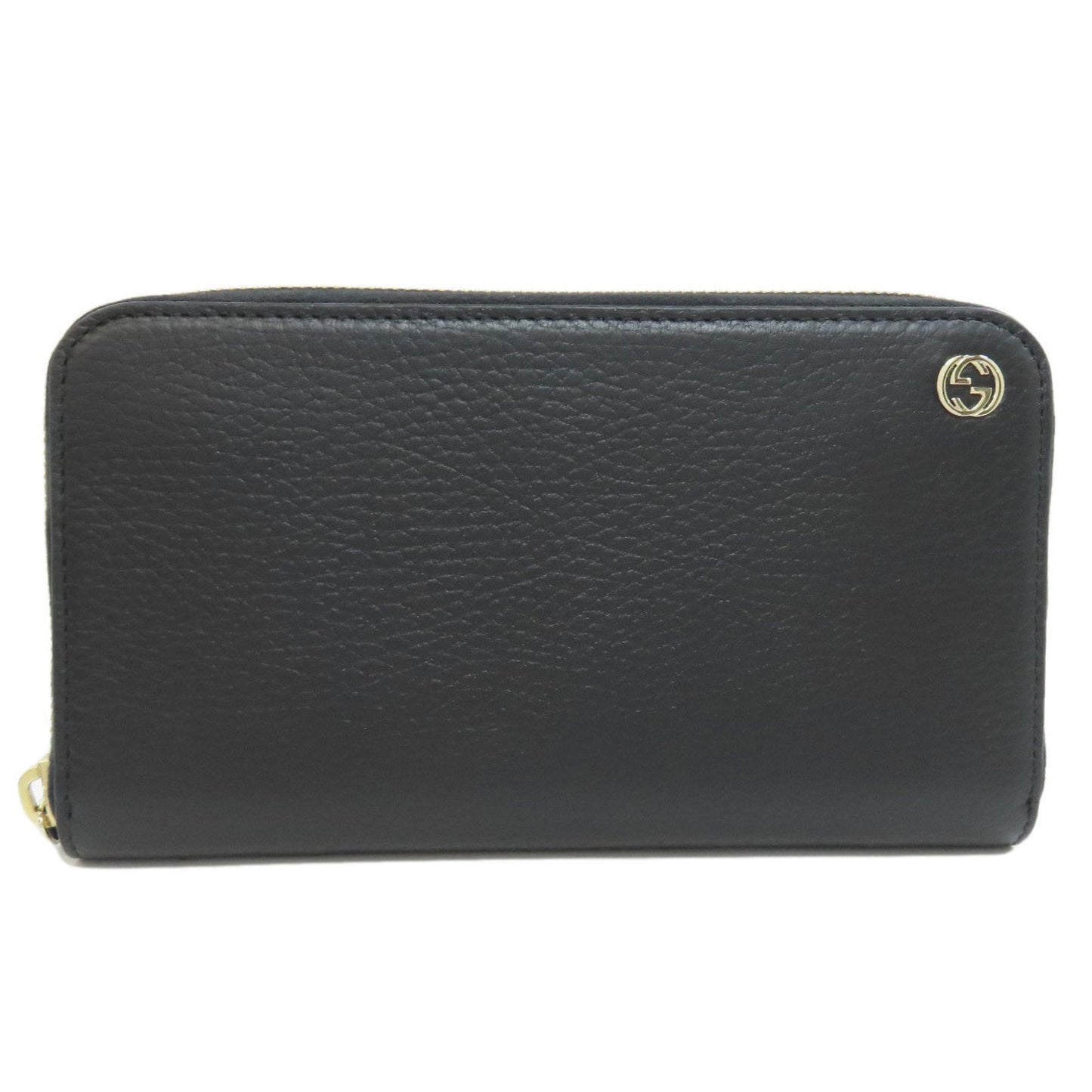 Gucci Black Leather Long Wallet (Bi-Fold) ()