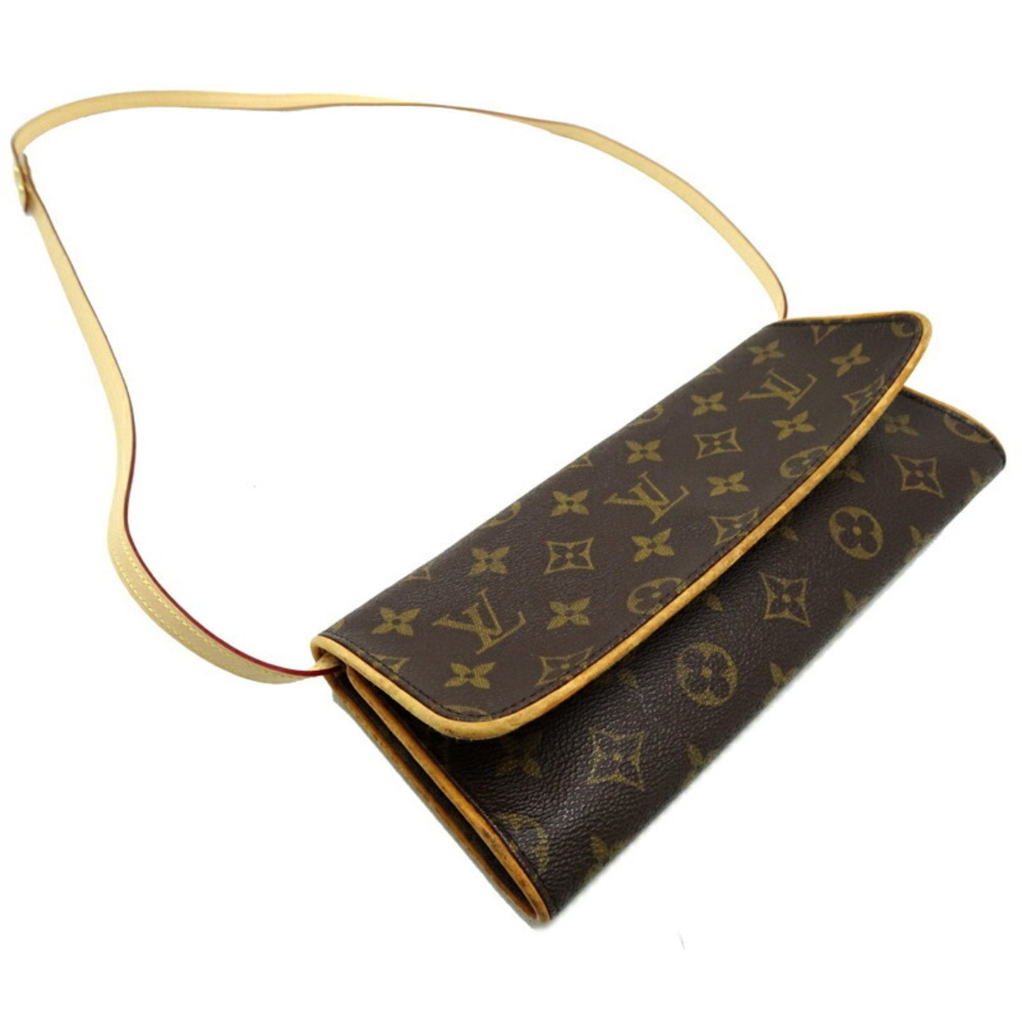 Louis Vuitton Brown Monogram Pochette Shoulder Bag
