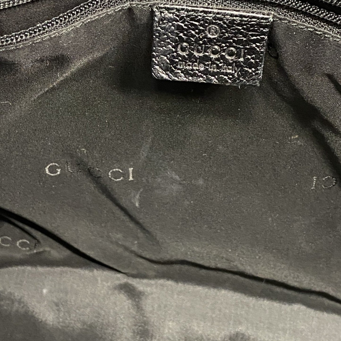 Gucci Black Nylon Shoulder Bag
