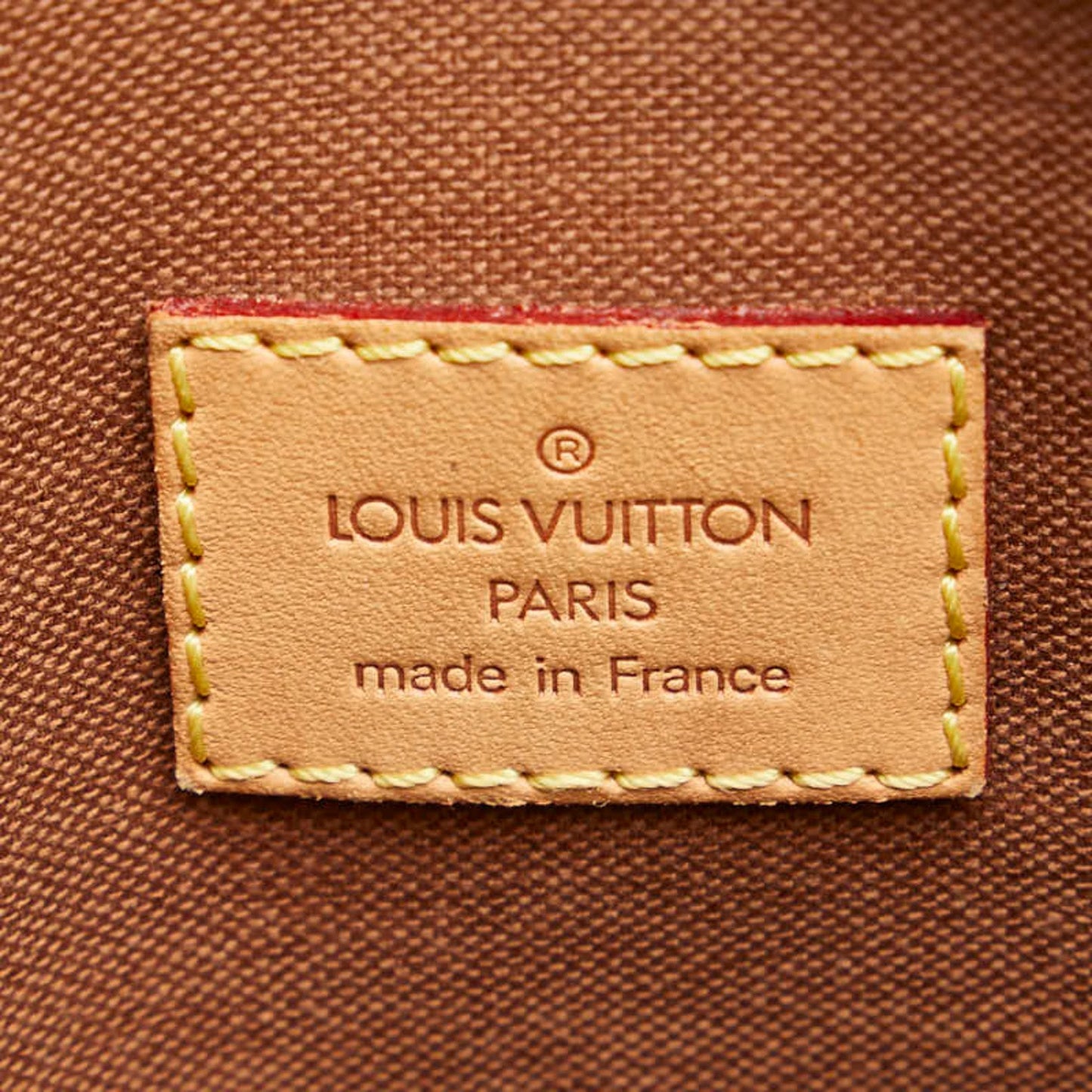 Louis Vuitton Brown Pvc Leather Pochette Shoulder Bag