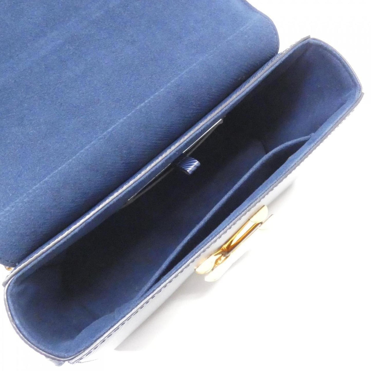 Louis Vuitton Indigo Leather Shoulder Bag