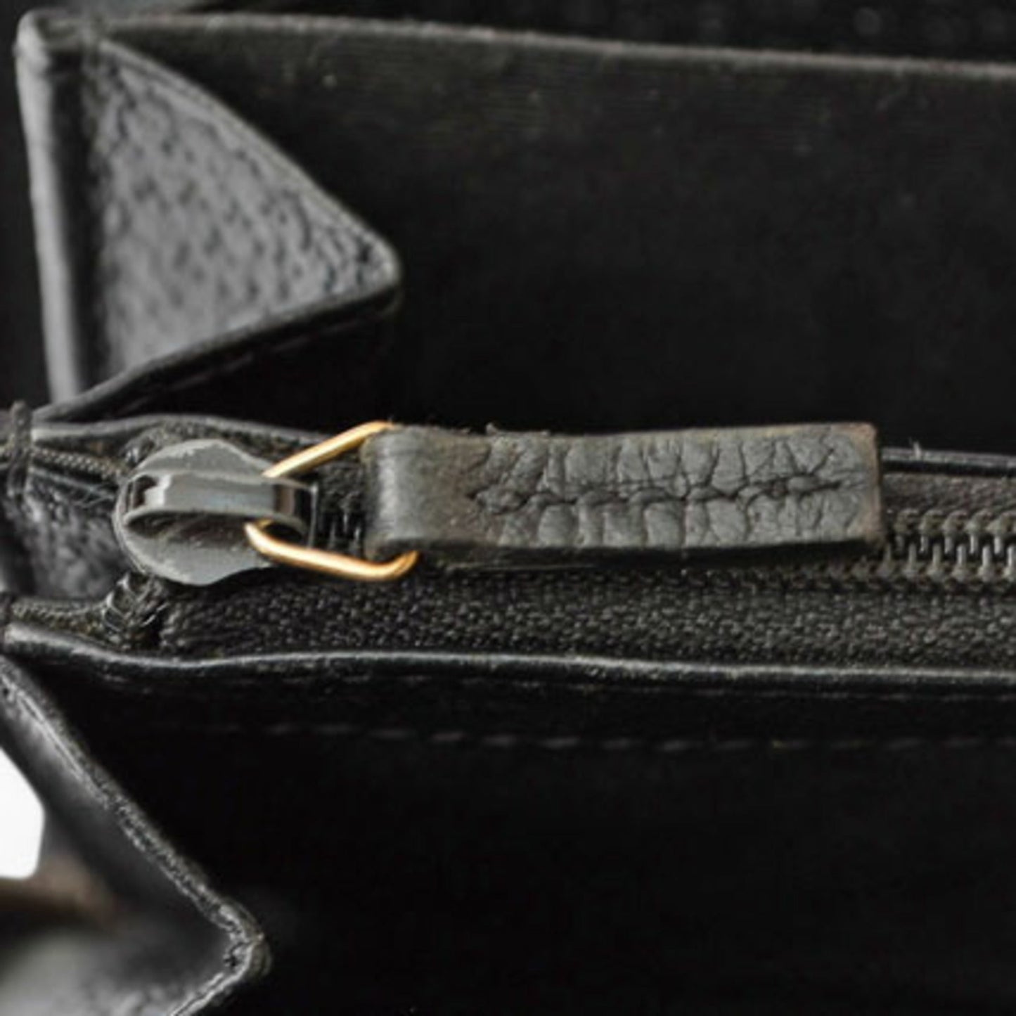 Gucci Animalier Black Leather Coin Purse/Coin Case