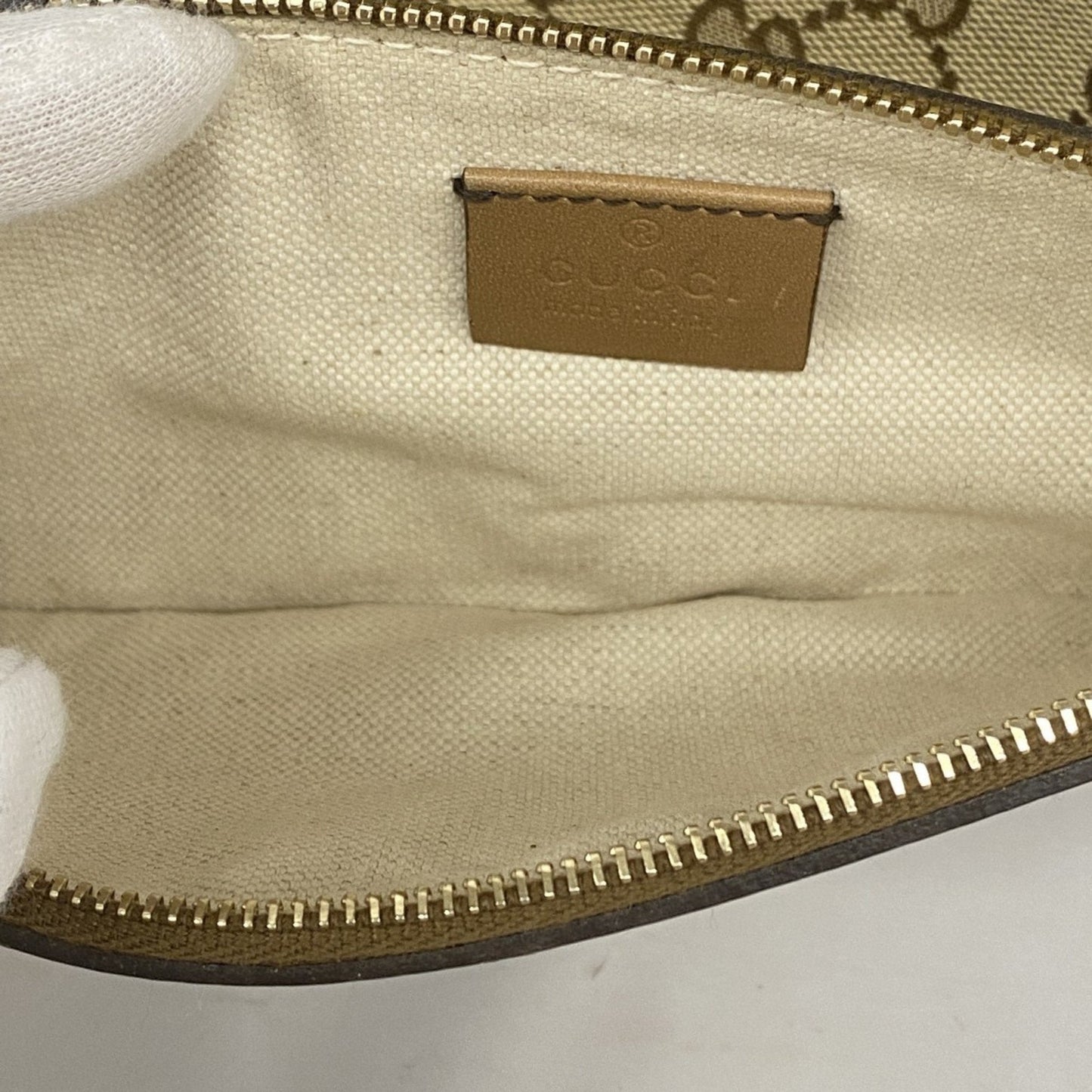 Gucci Brown Canvas Tote Bag