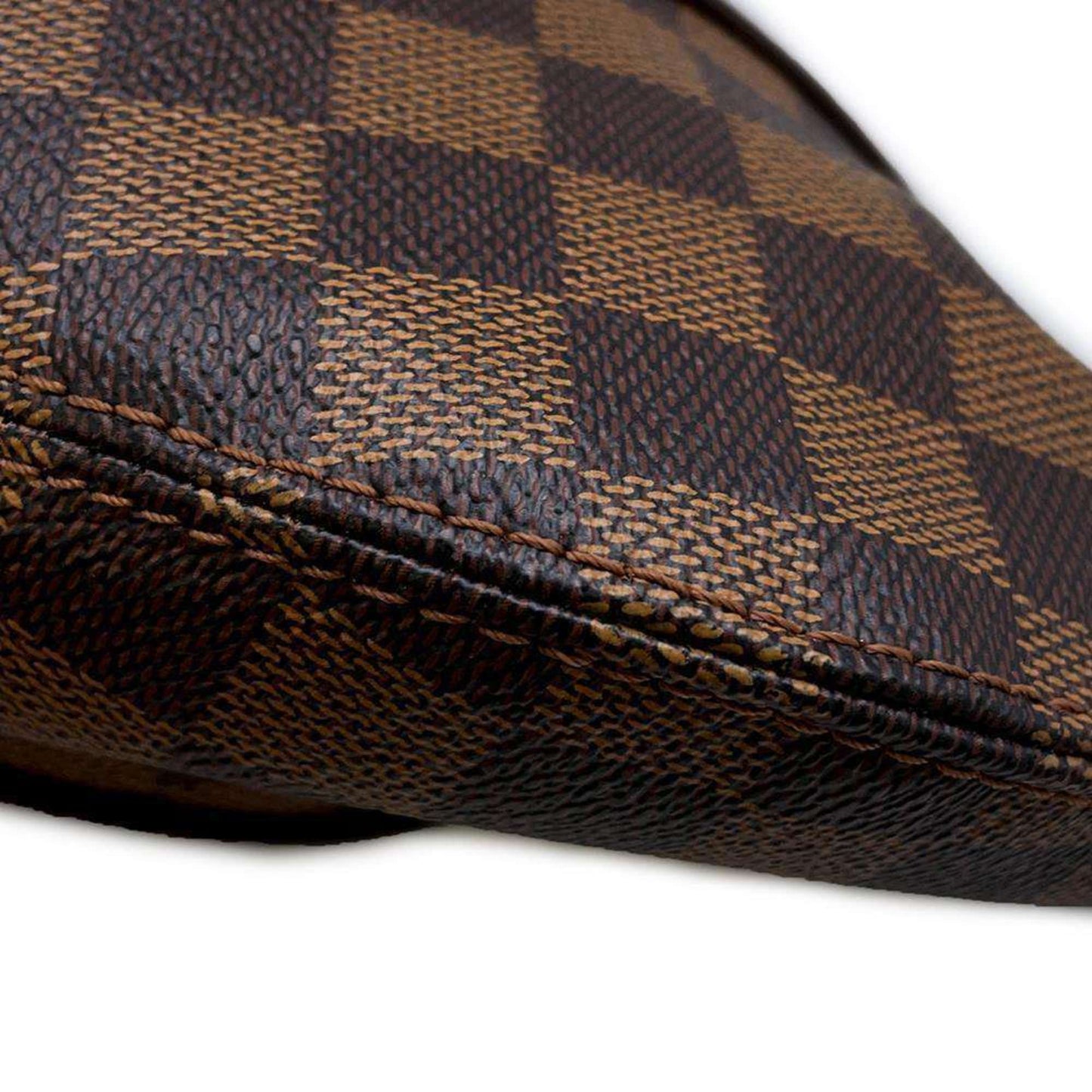 Louis Vuitton Damier Damier Canvas Ebene Red Color Damier Canvas Shoulder Bag
