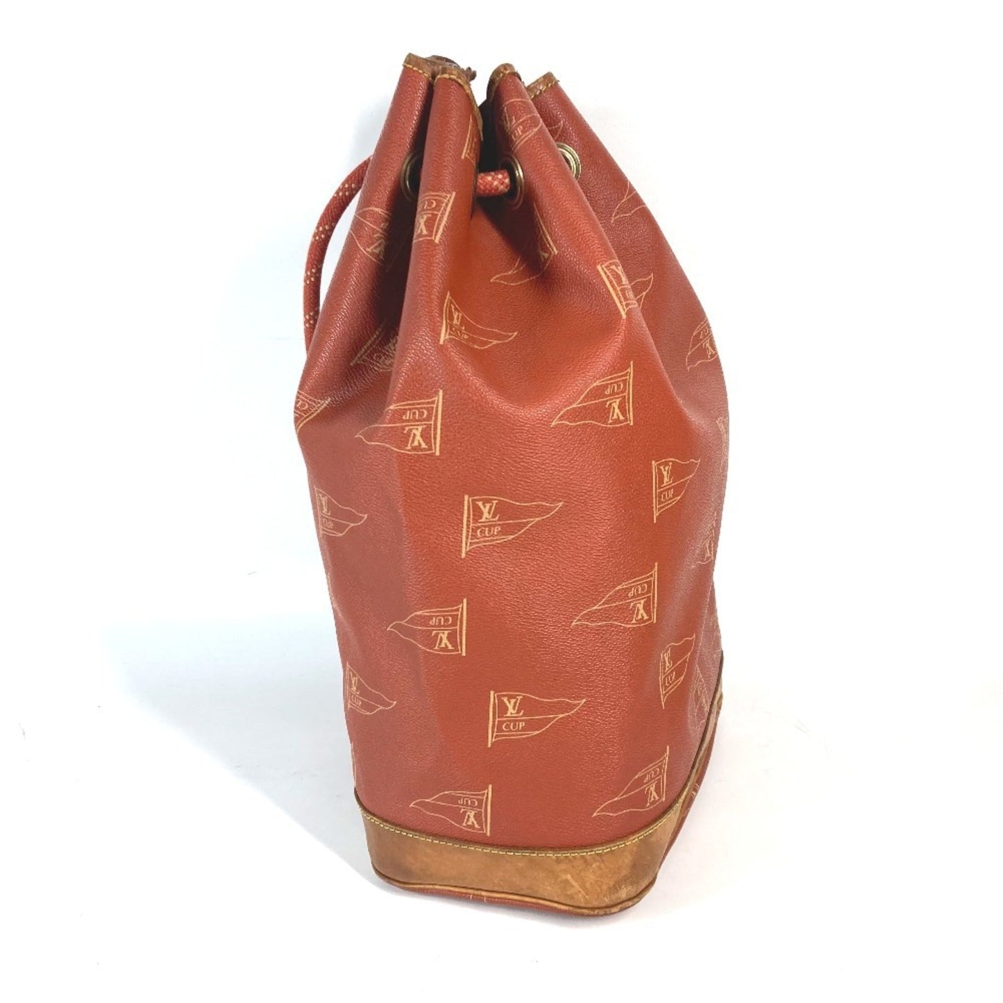 Louis Vuitton Brown Pvc Leather Shoulder Bag