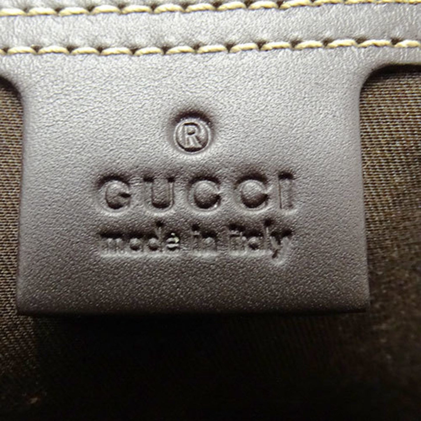 Gucci Brown Pvc Messenger Bag Shoulder Bag