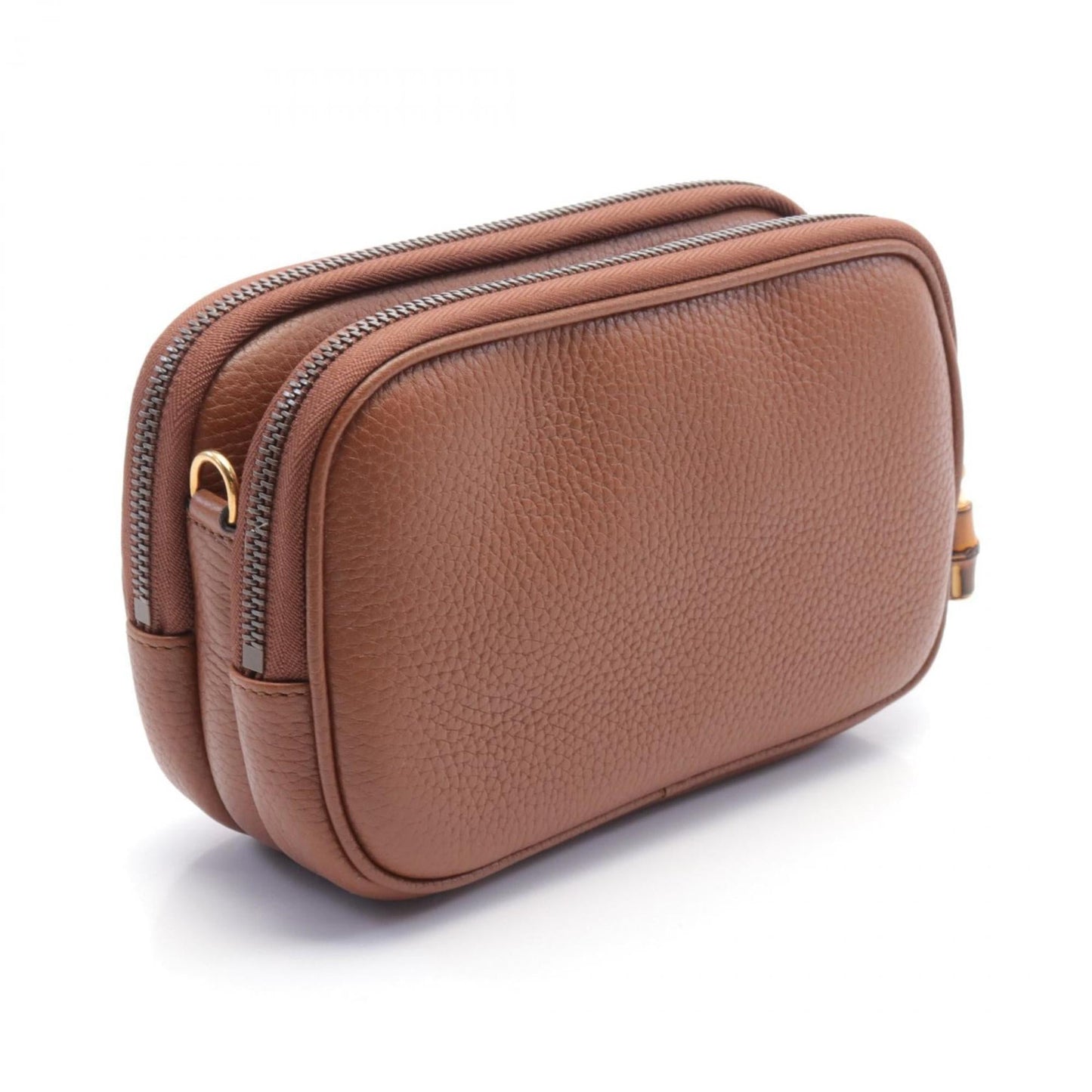 Gucci Brown Leather Shoulder Bag