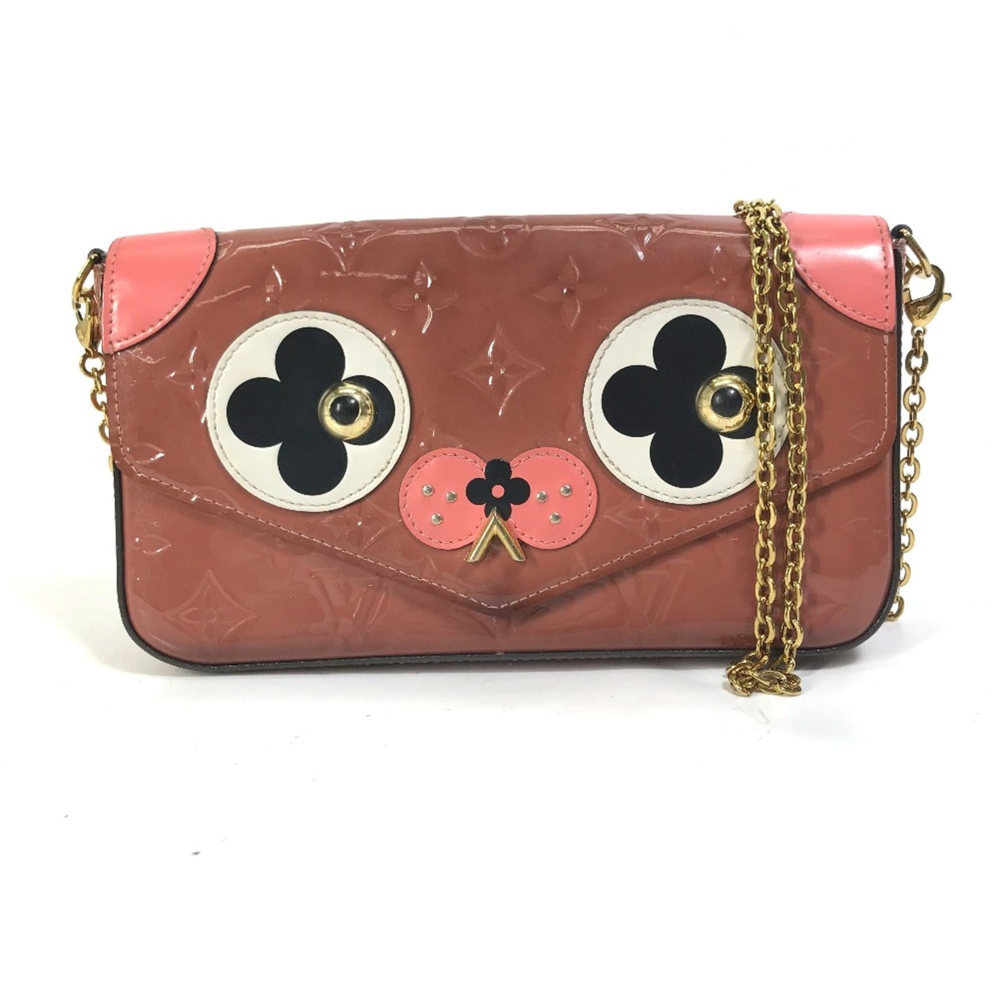 Louis Vuitton Pink Leather Shoulder Bag ()