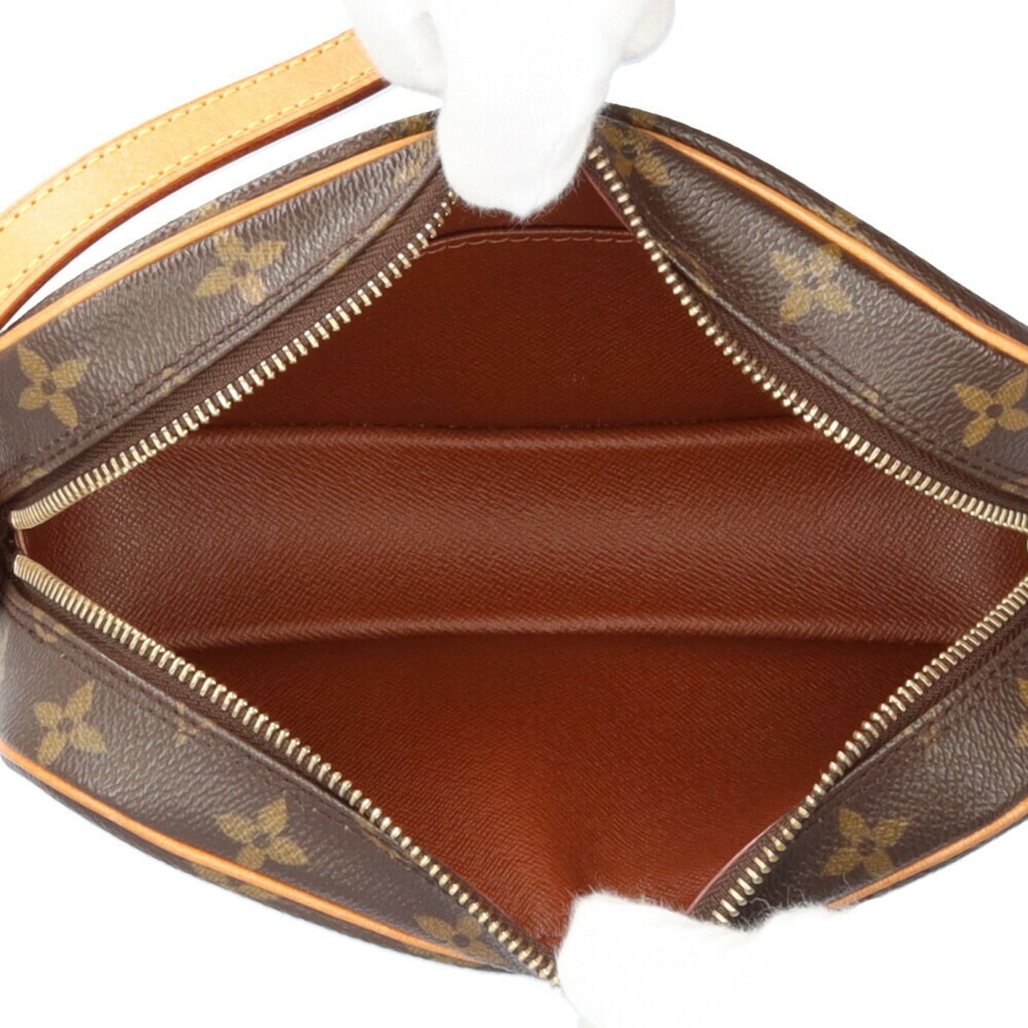 Louis Vuitton Brown Monogram Canvas Shoulder Bag