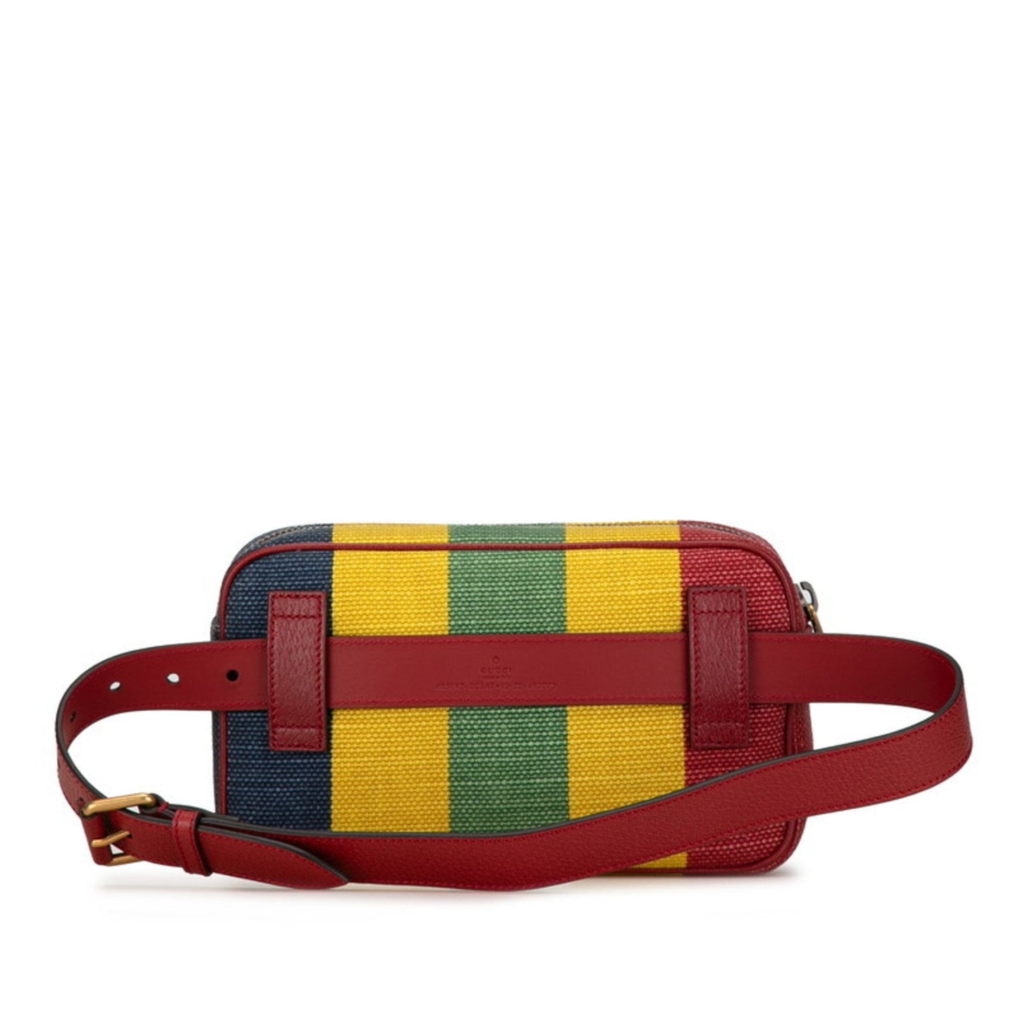 Gucci Multi-Color Canvas Leather Fanny Pack Sling Bag