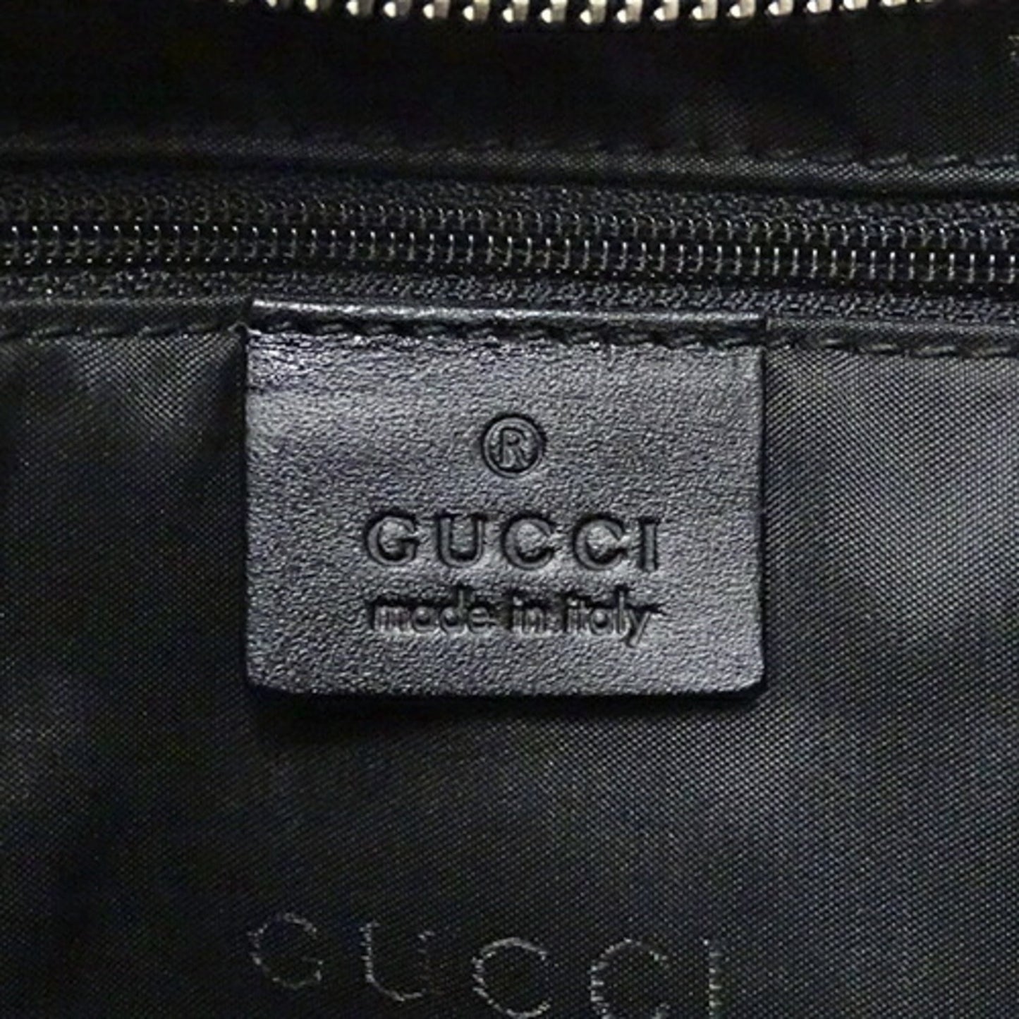 Gucci Black Gg Canvas Shoulder Bag