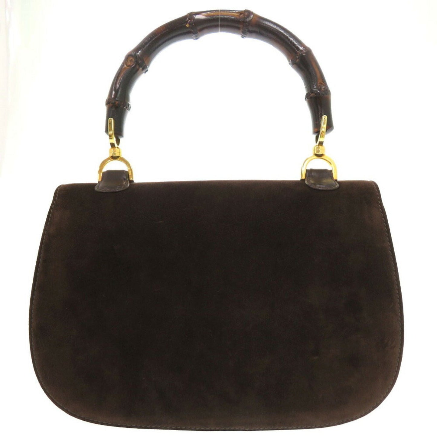 Gucci Bamboo Brown Leather Handbag