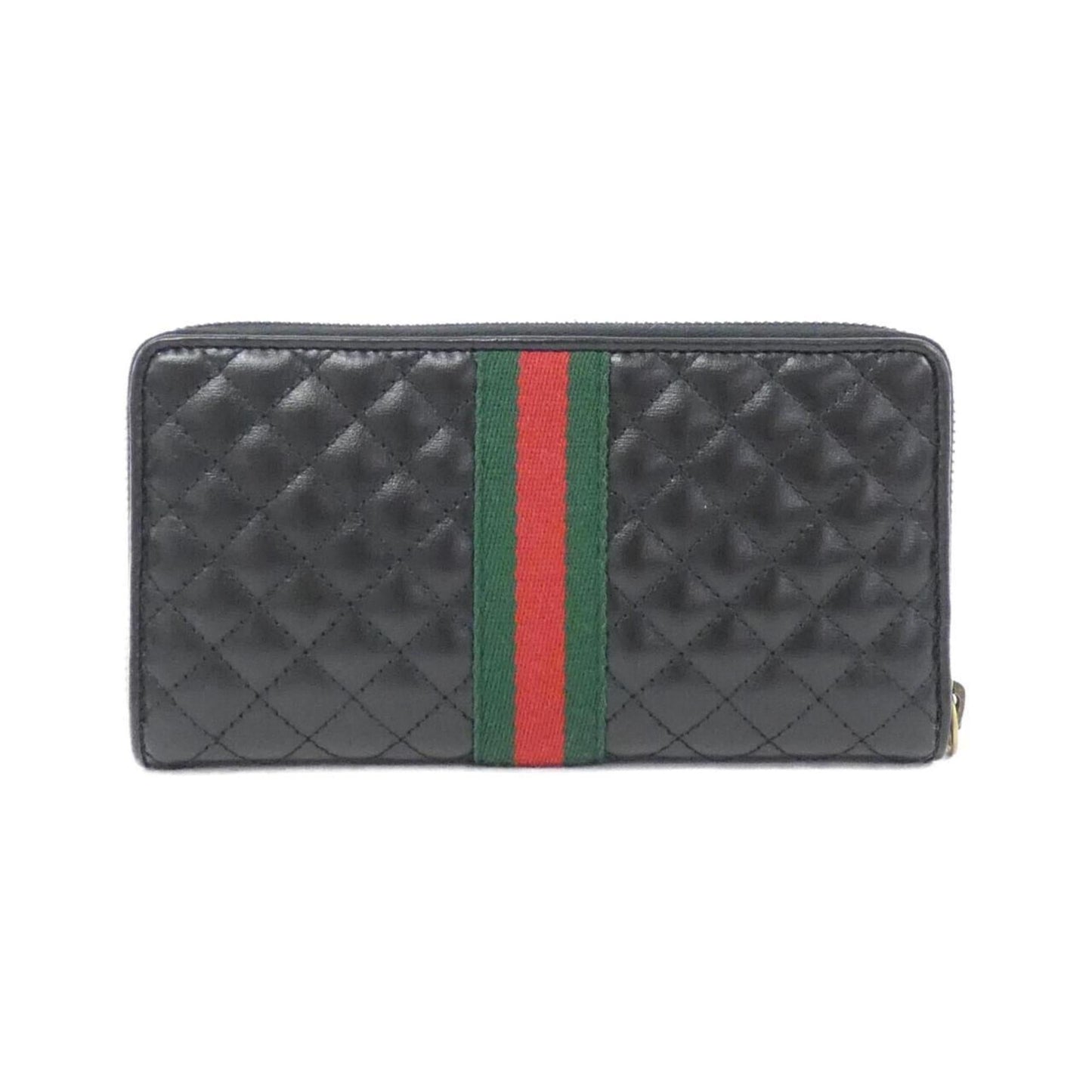 Gucci Black Leather Long Wallet (Bi-Fold)