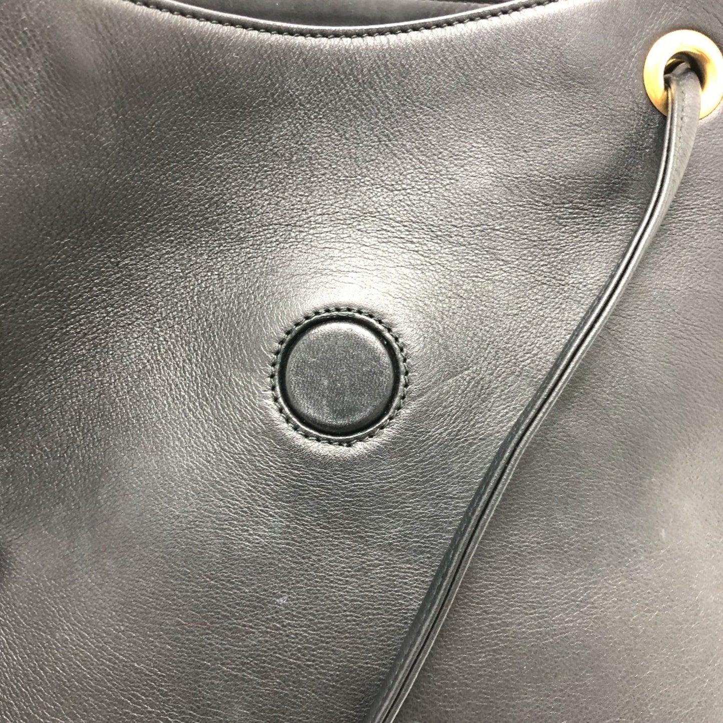 Gucci Black Leather Backpack