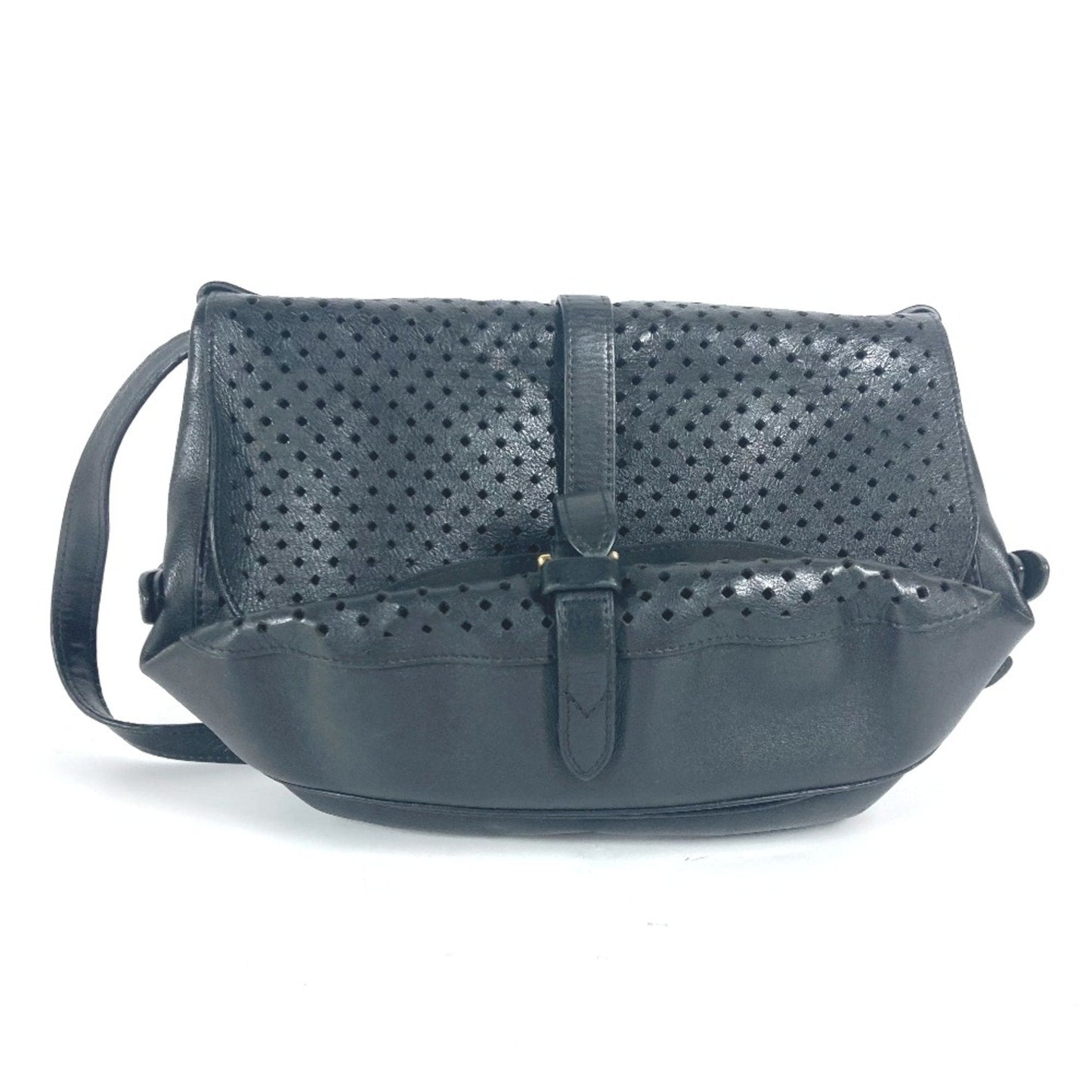 Louis Vuitton Black Leather Shoulder Bag