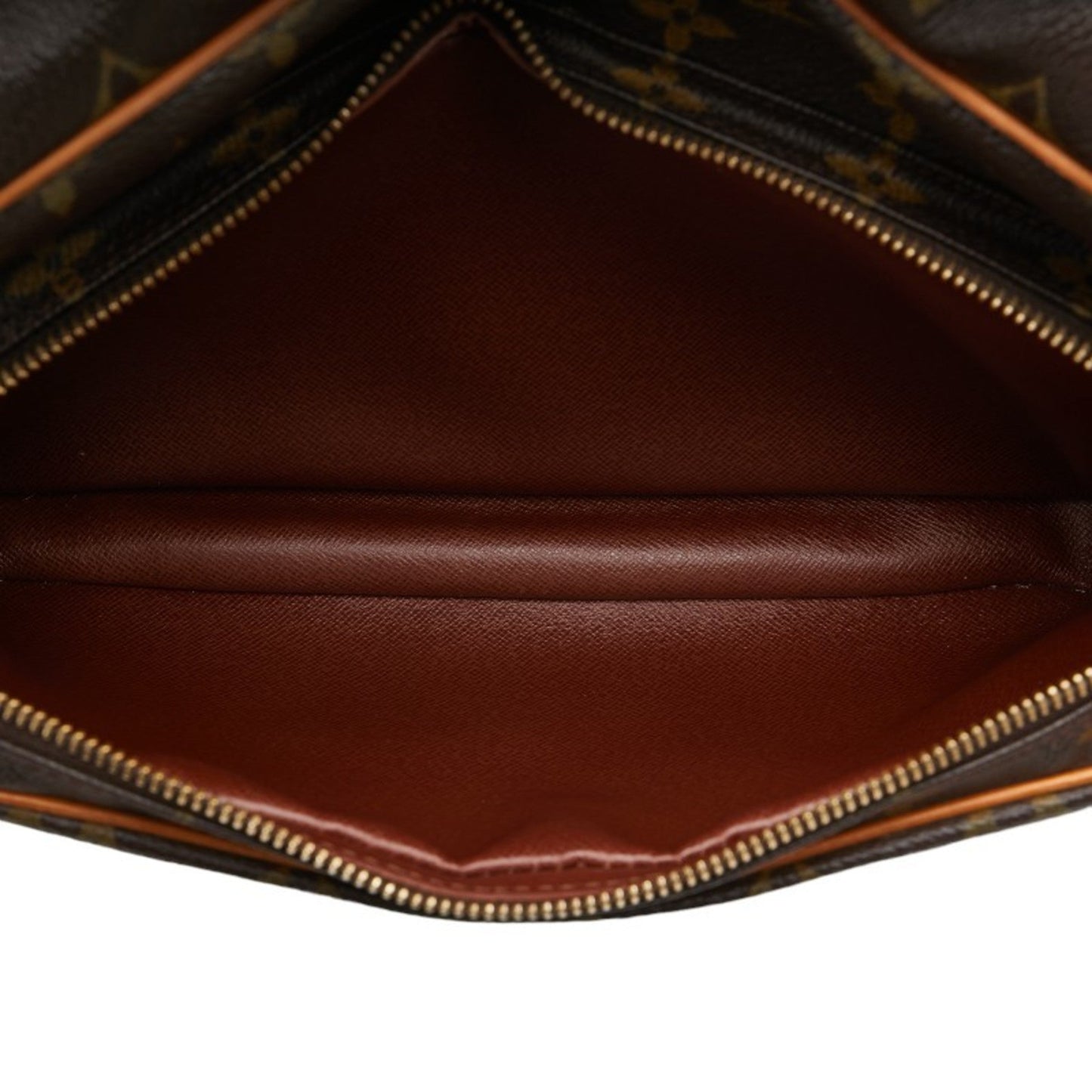Louis Vuitton Brown Pvc Leather Shoulder Bag