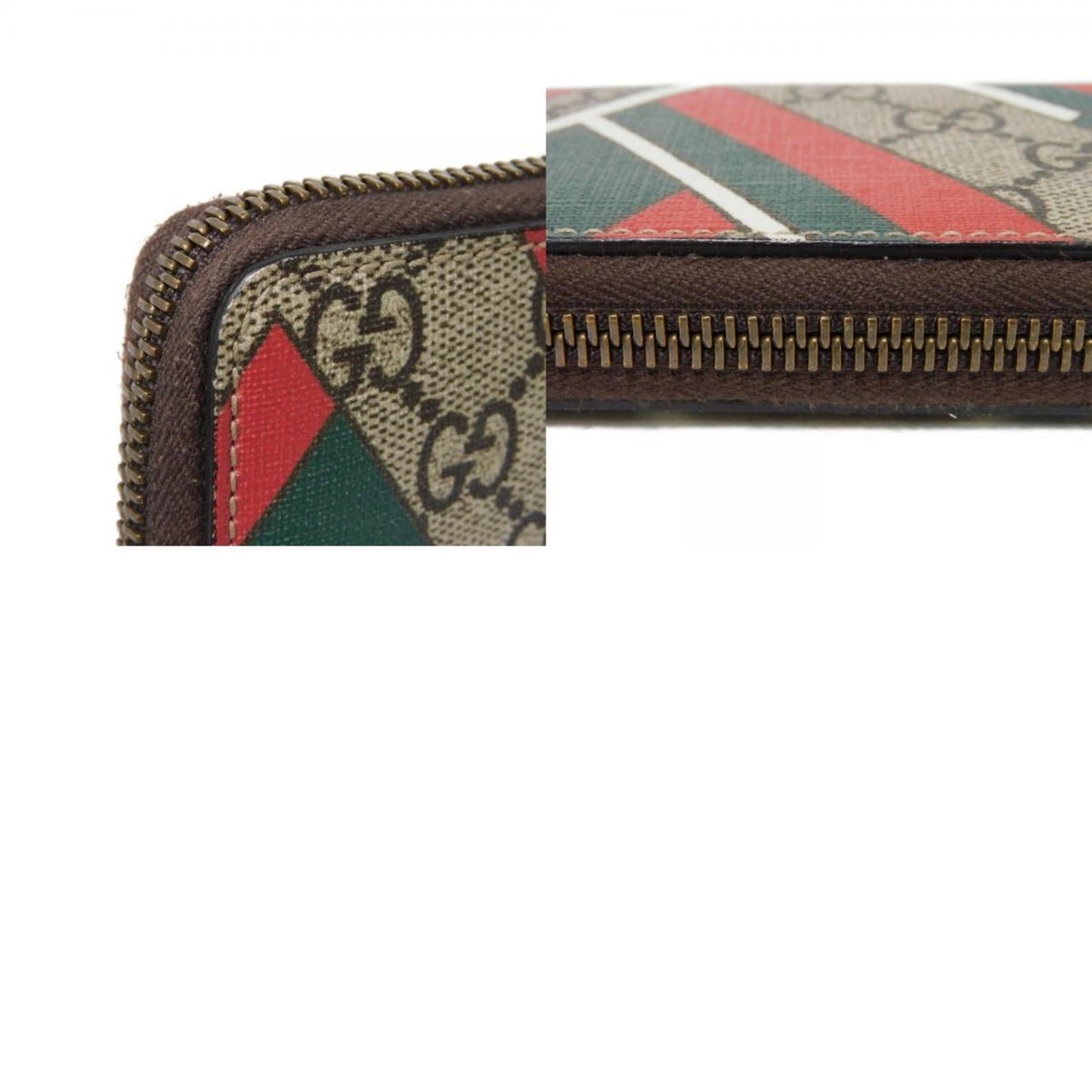 Gucci Beige Gg Supreme Leather Coin Purse/Coin Case
