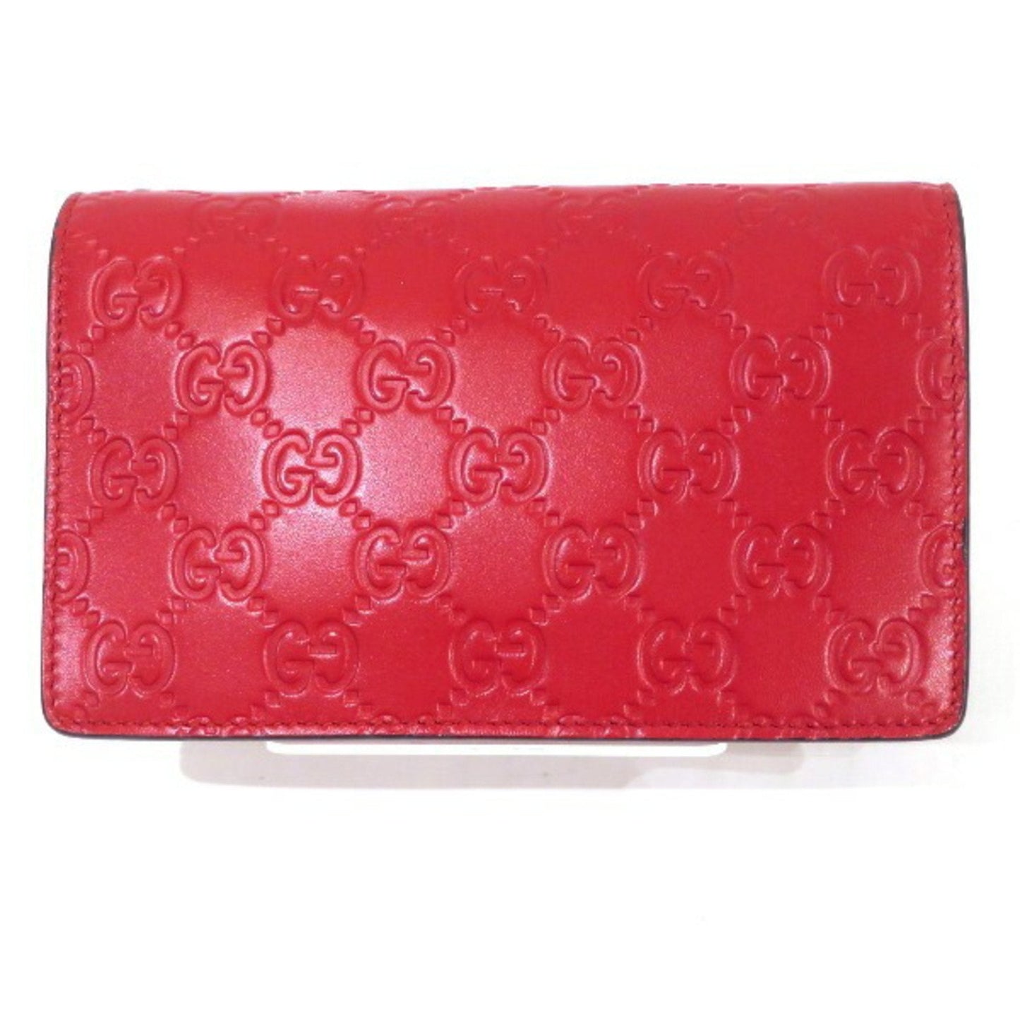 Gucci Red Color Leather Shoulder Bag