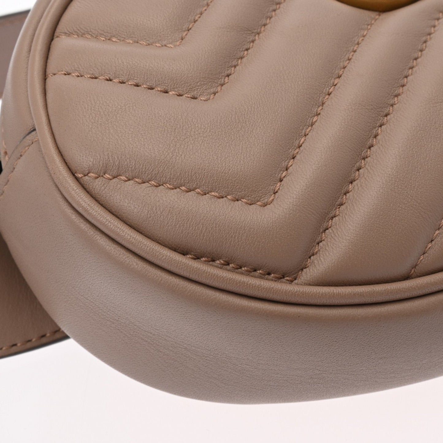 Gucci Gg Marmont Grayish Leather Fanny Pack