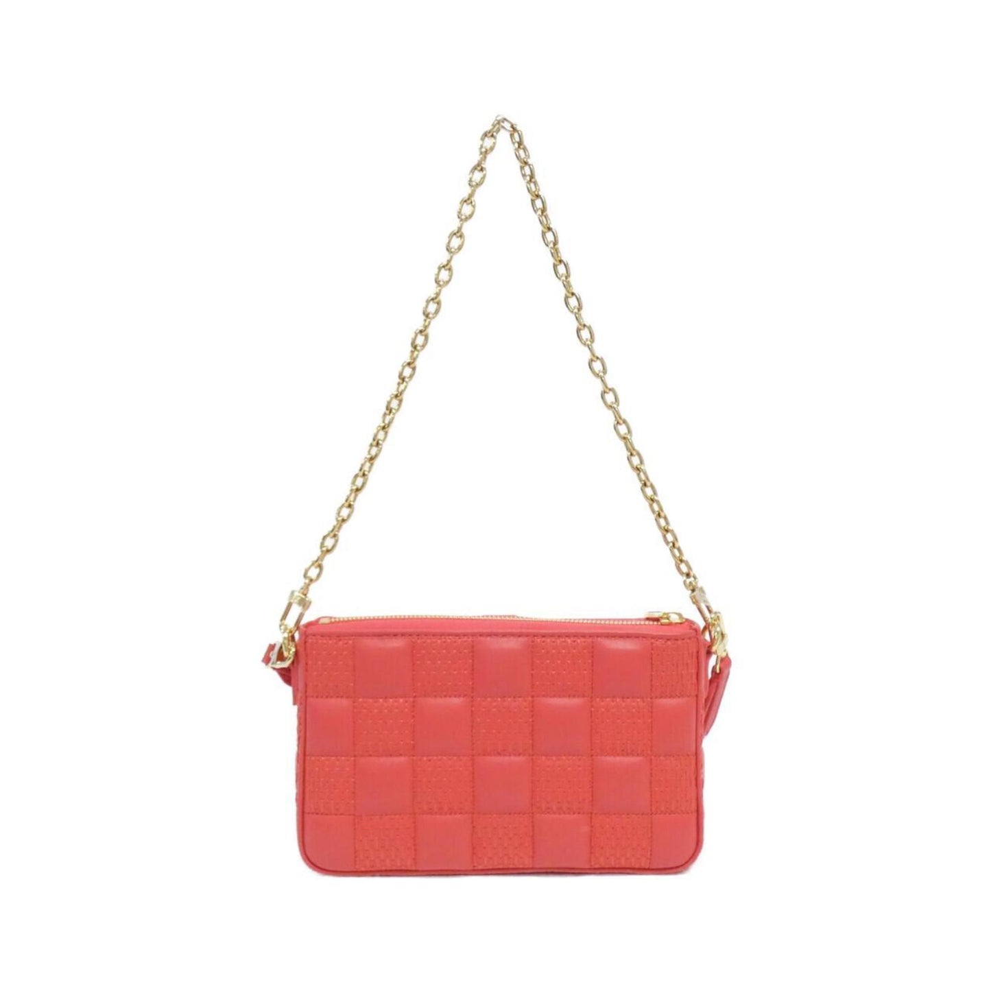 Louis Vuitton Rose Leather Pochette Shoulder Bag