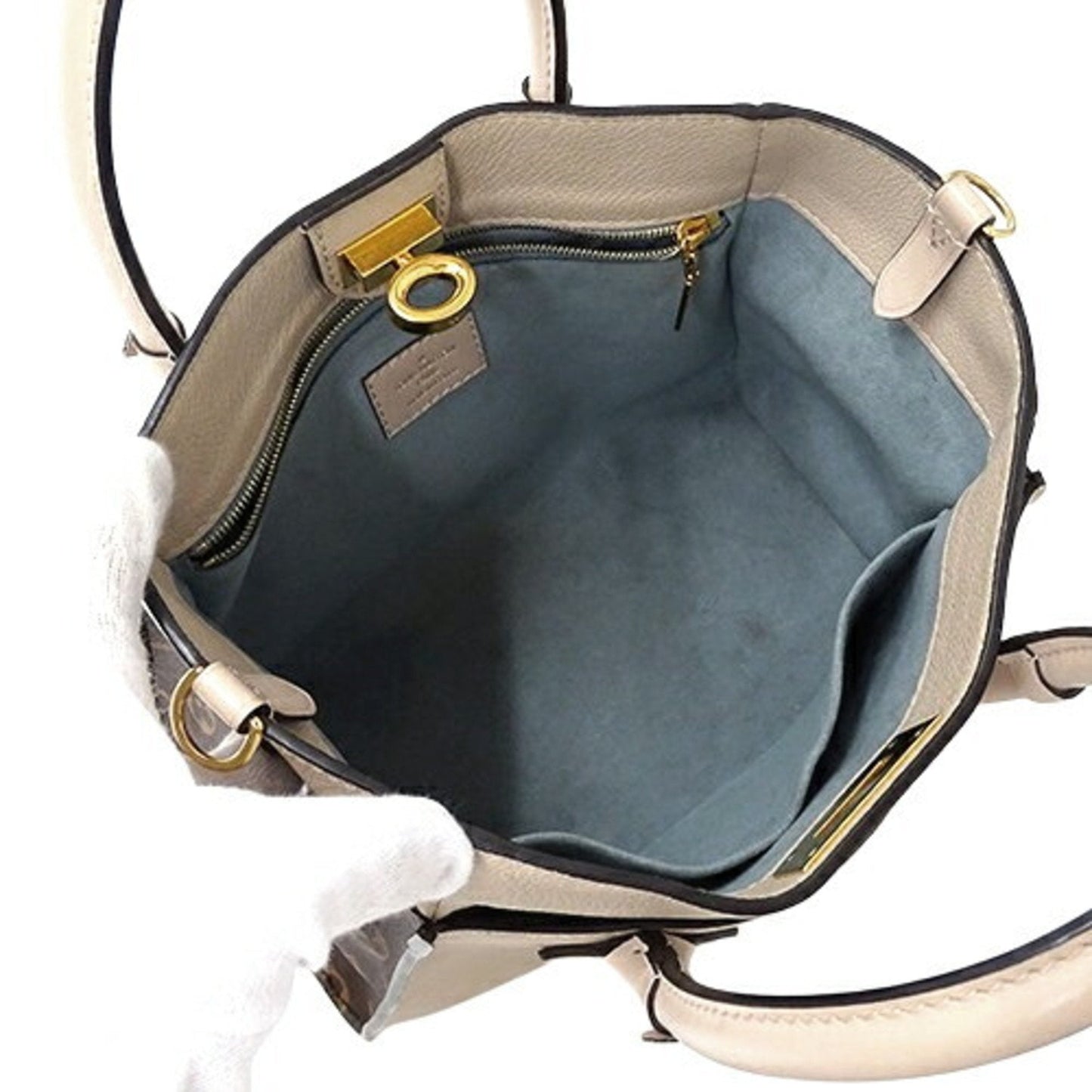 Louis Vuitton Grayish Monogram Leather Handbag Shoulder Bag