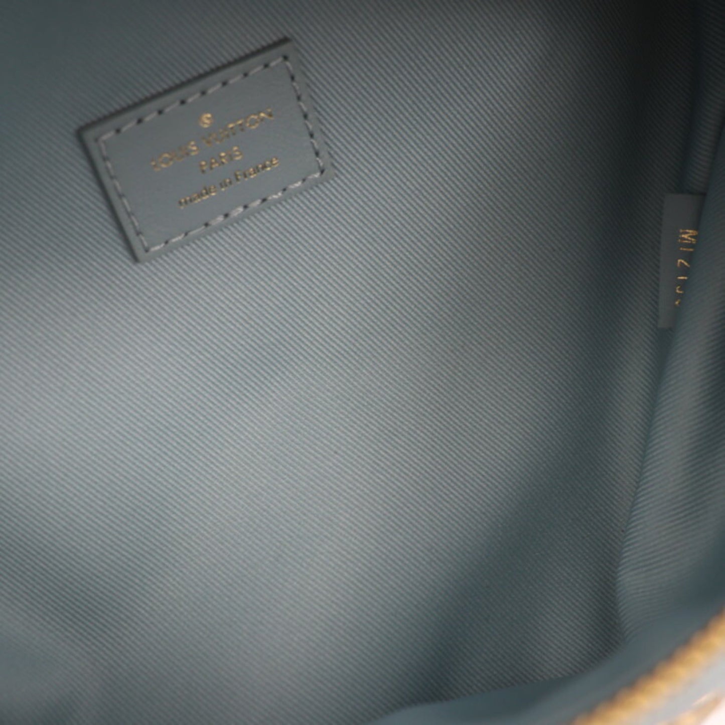 Louis Vuitton Light Blue Leather Fanny Pack Shoulder Bag