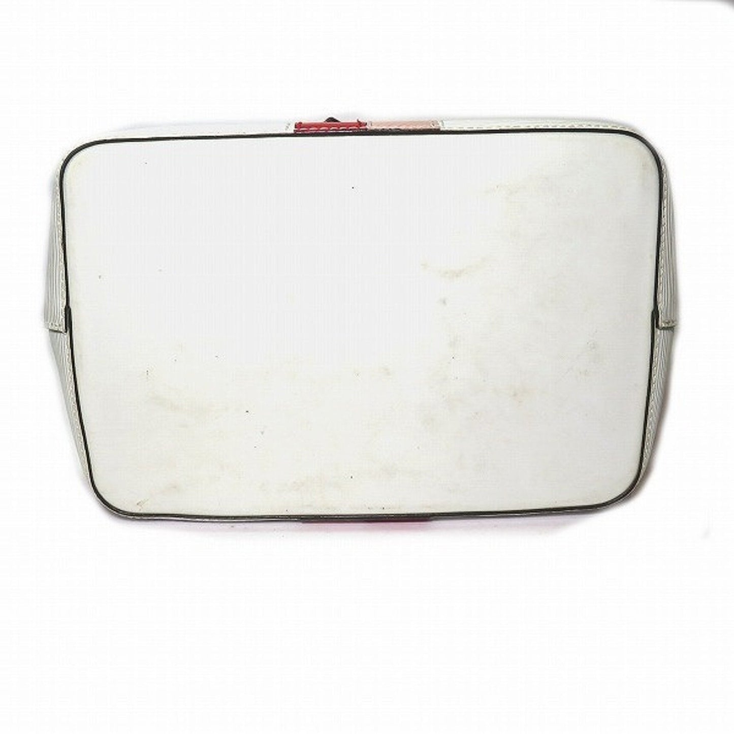 Louis Vuitton Blanc Coquelicots Rose Ballerine Epi Leather Handbag Shoulder Bag