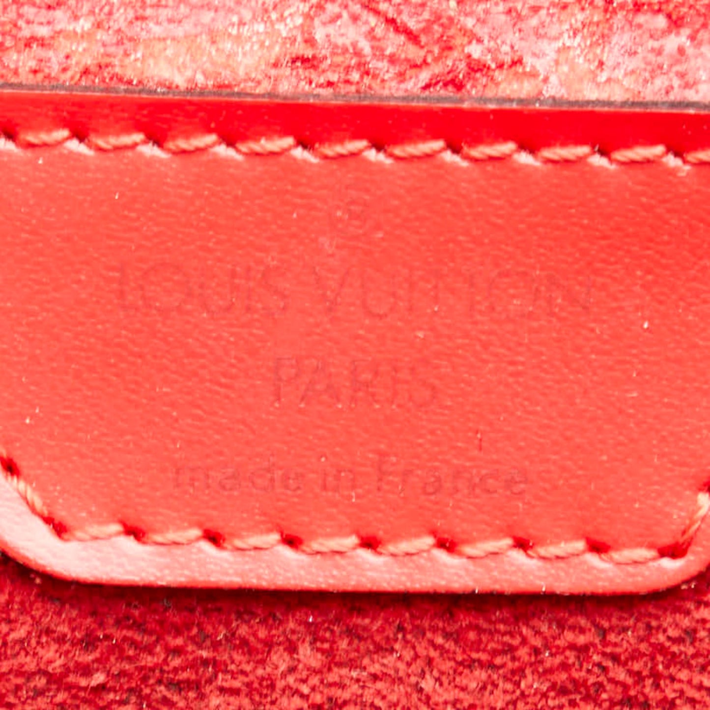 Louis Vuitton Castilian Red Leather Backpack