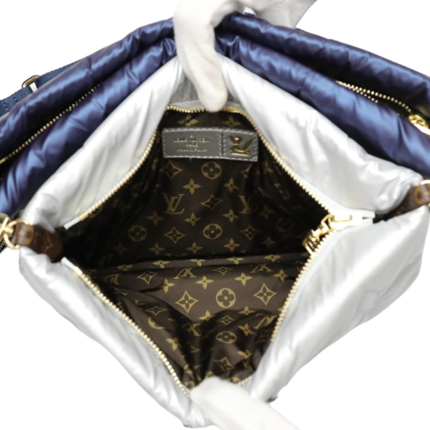 Louis Vuitton Navy Pouch Shoulder Bag