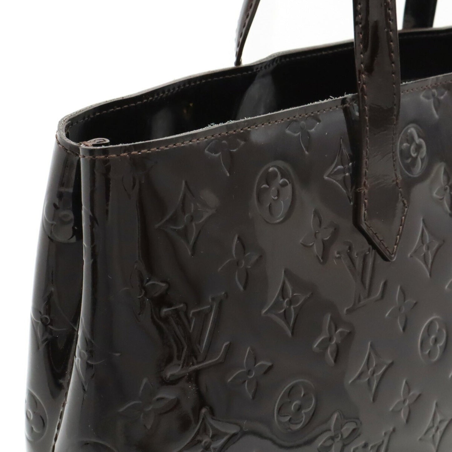 Louis Vuitton Amarante Leather Shoulder Bag Tote Bag
